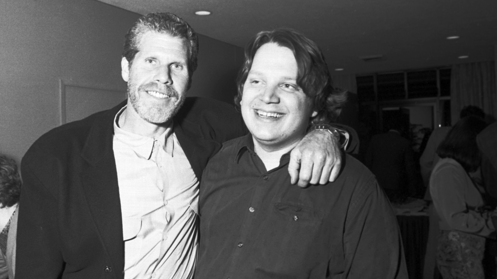 Młody Ron Perlman i Guillermo del Toro