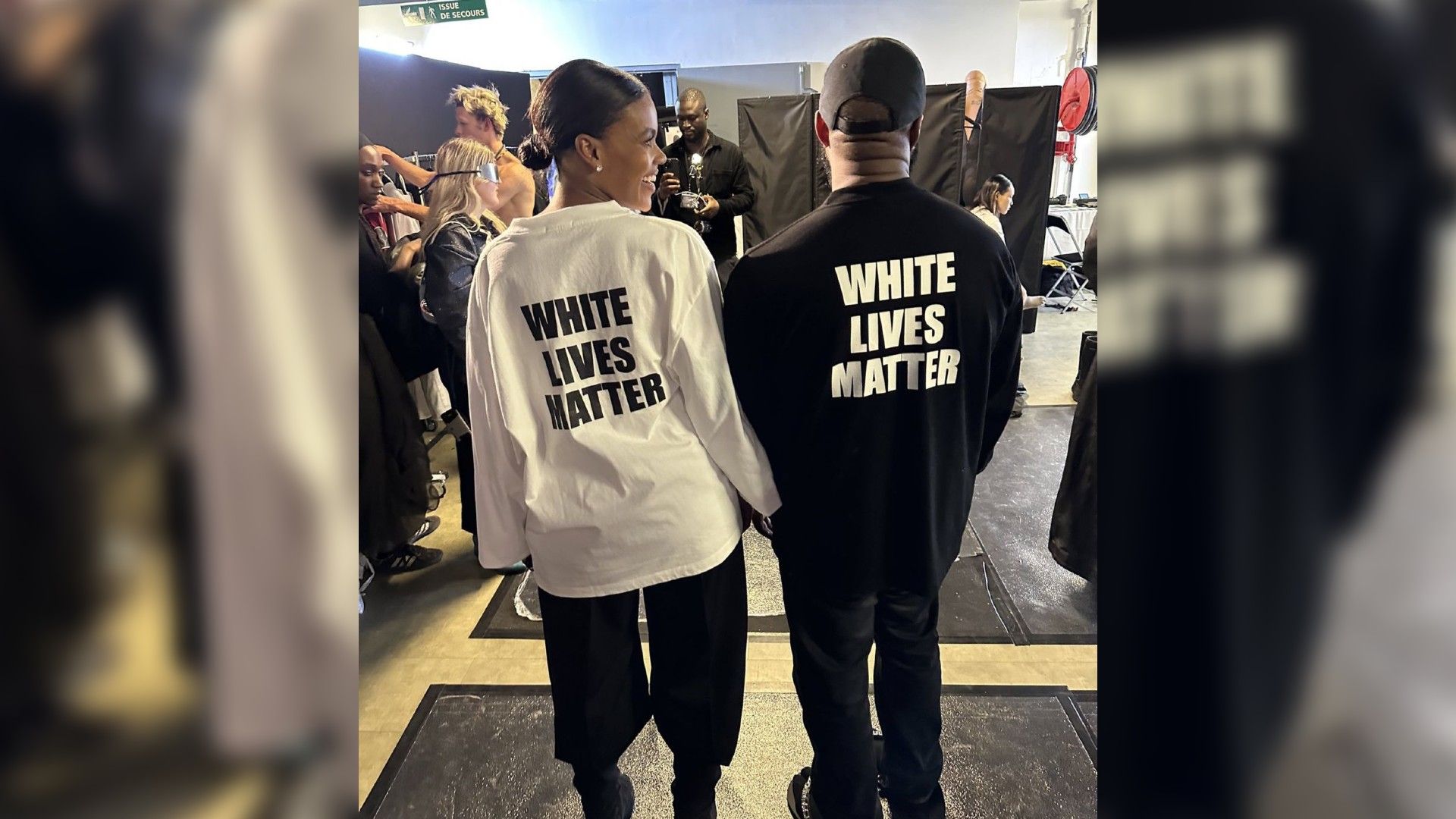 Kanye West w koszulce White Lives Matter