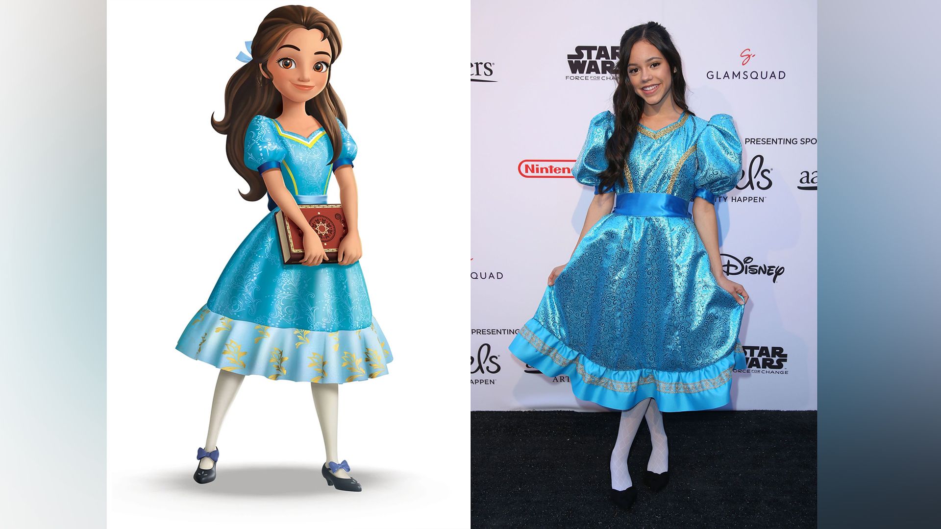 Jenna Ortega i księżniczka Isabel, której podłożyła głos