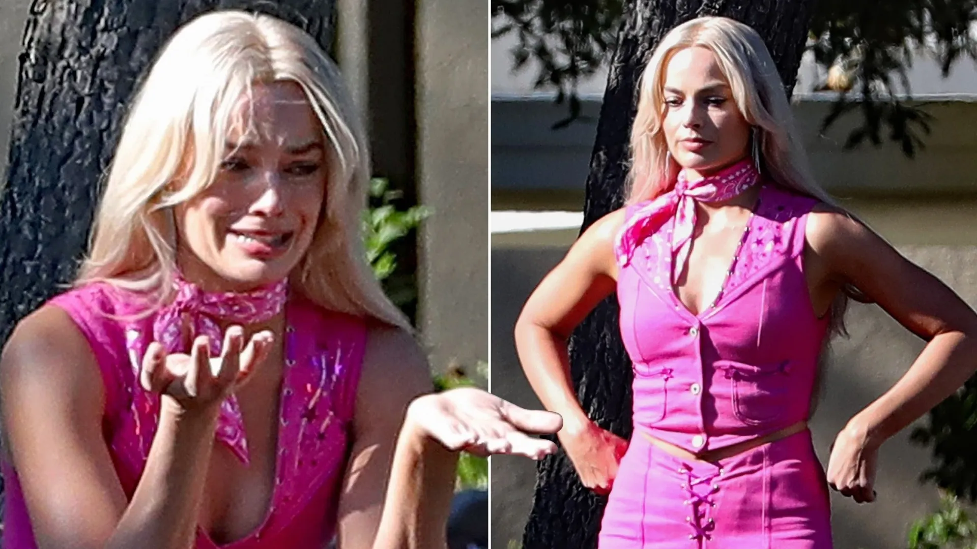 Margot Robbie na planie Barbie