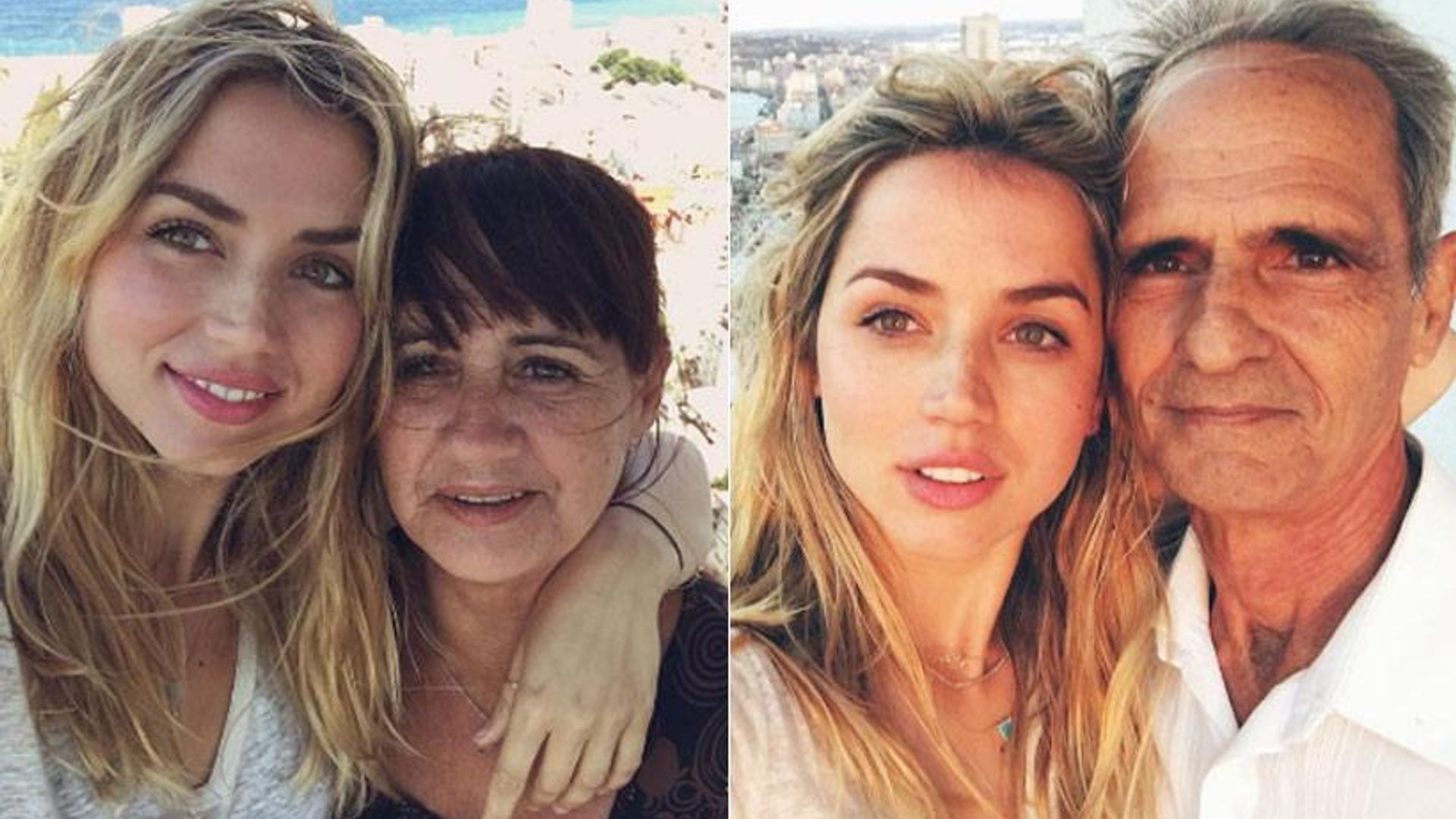 Ana de Armas z rodzicami