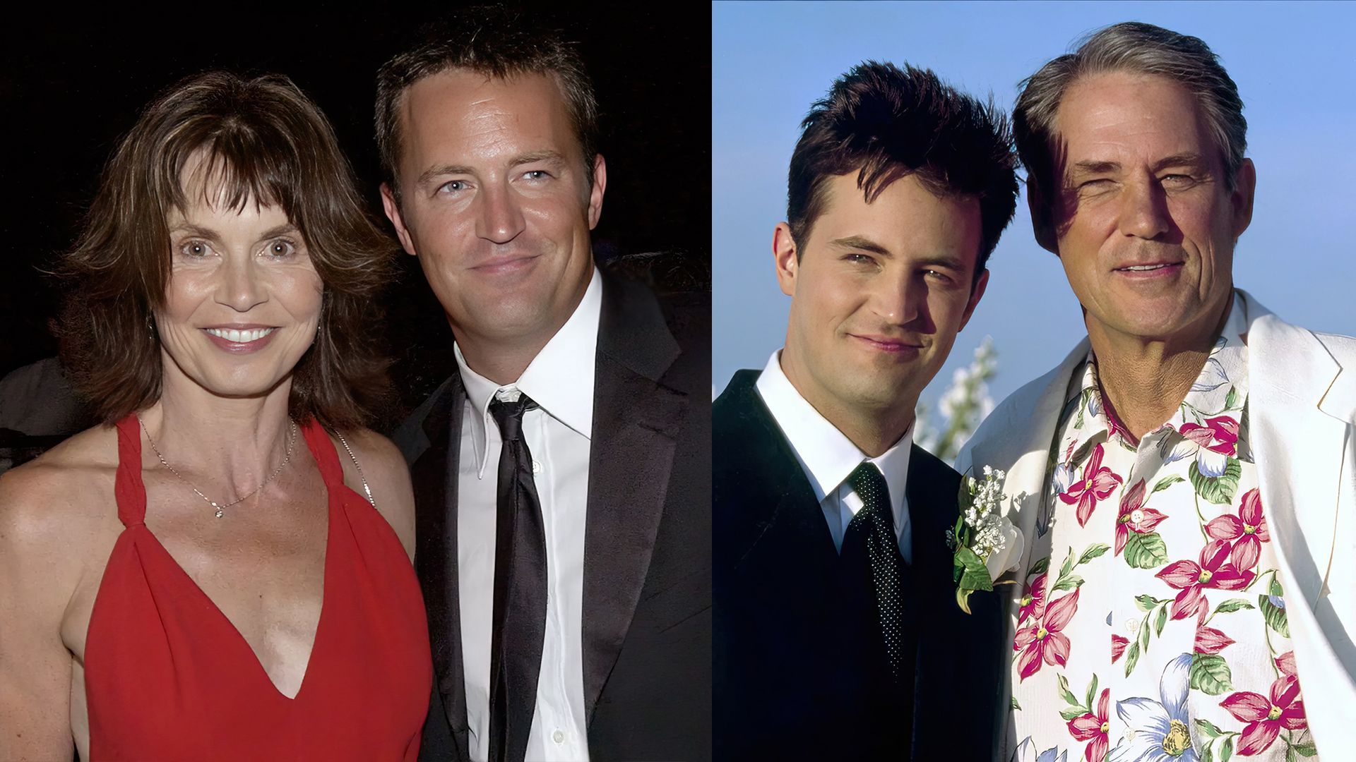 Matthew Perry z rodzicami