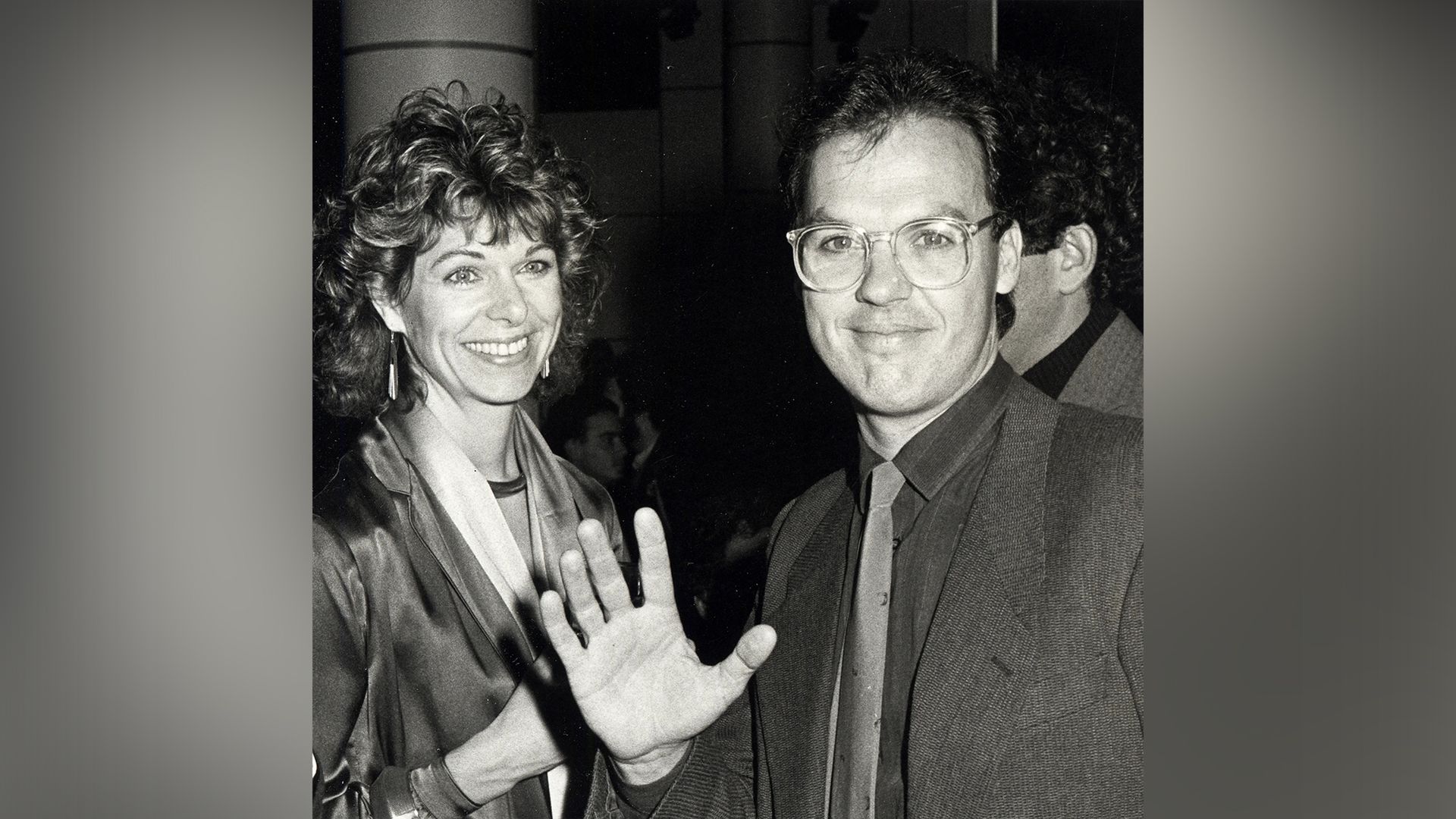 Michael Keaton i Caroline McWilliams