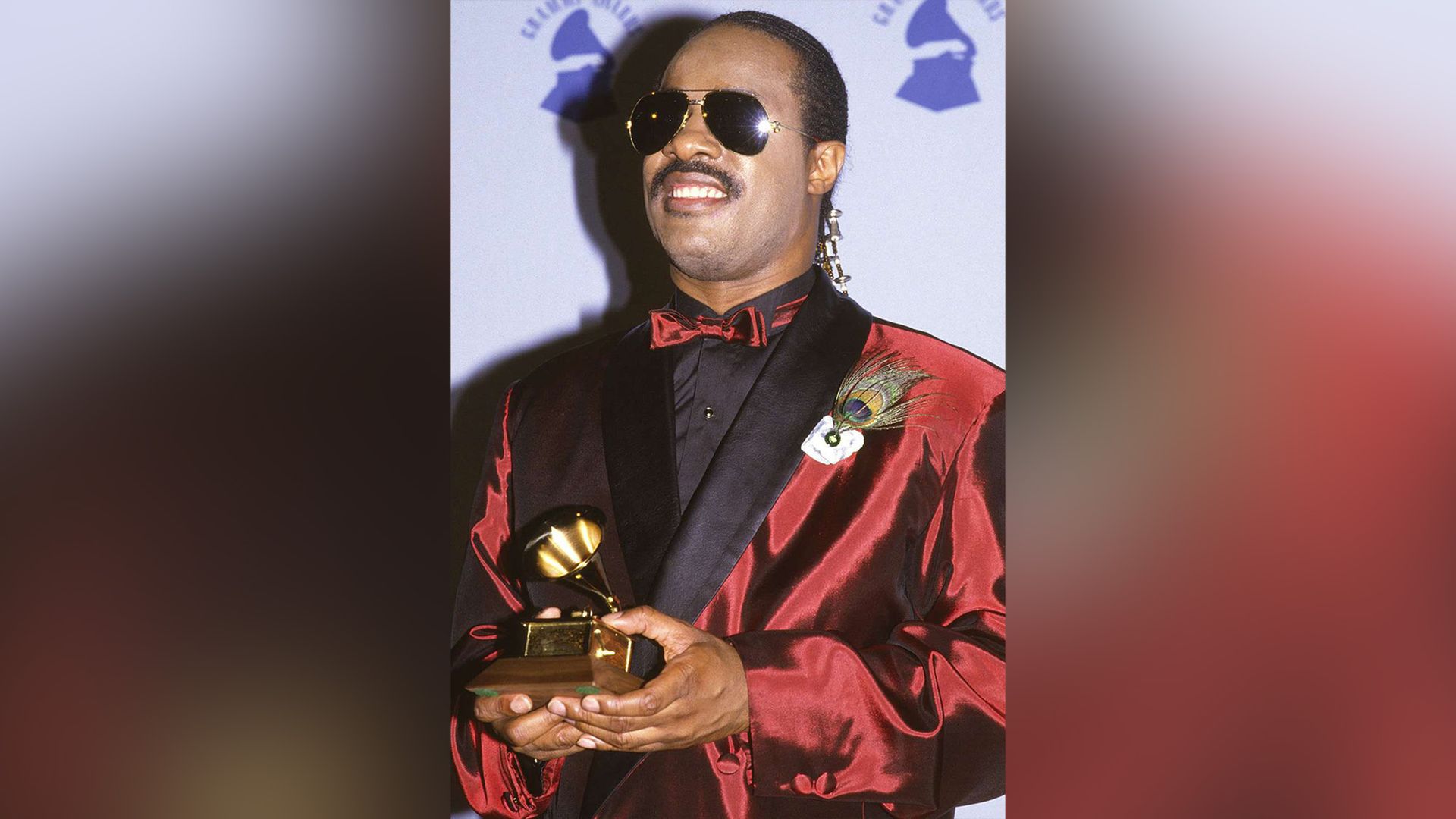 Stevie Wonder z nagrodą Grammy