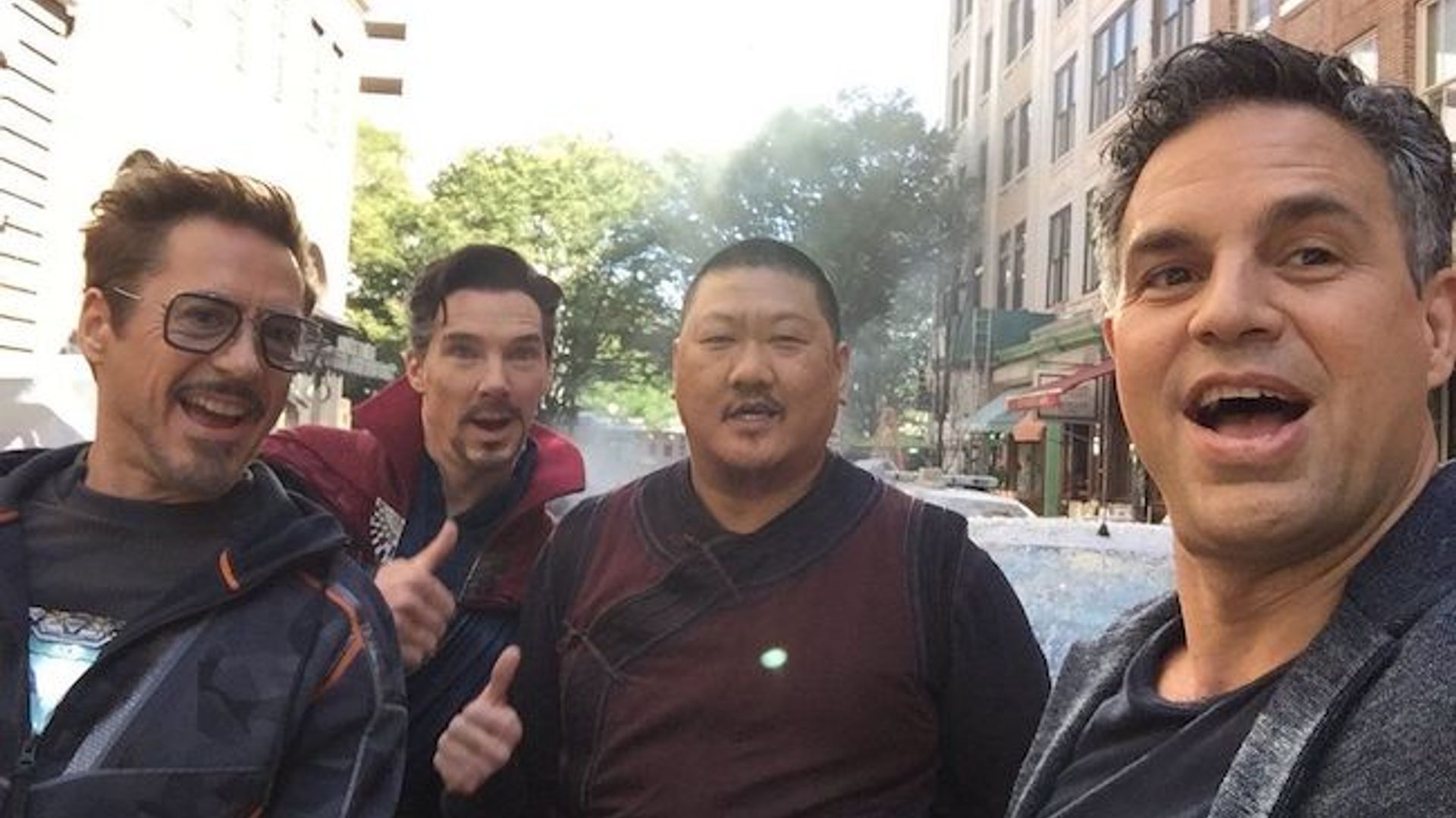 Benedict Wong na planie 'Avengers: Endgame'