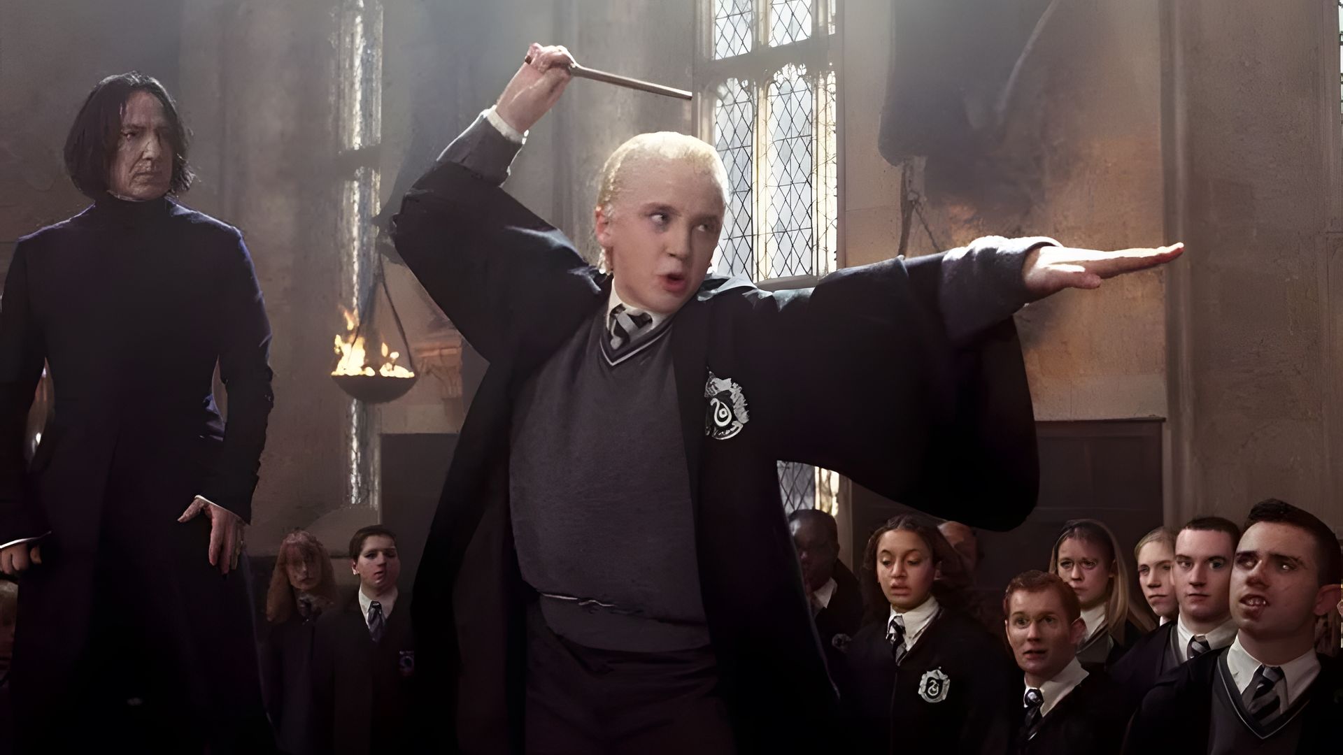 Tom Felton w Harry Potter and the Chamber of Secrets