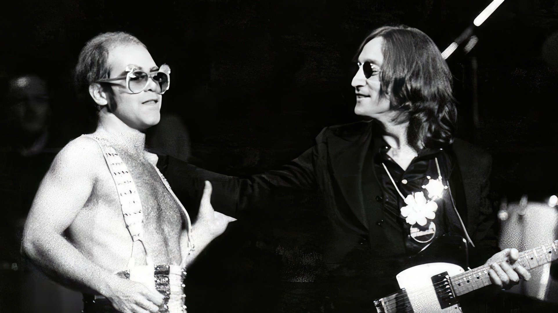 Elton John i John Lennon później stali się bliskimi przyjaciółmi