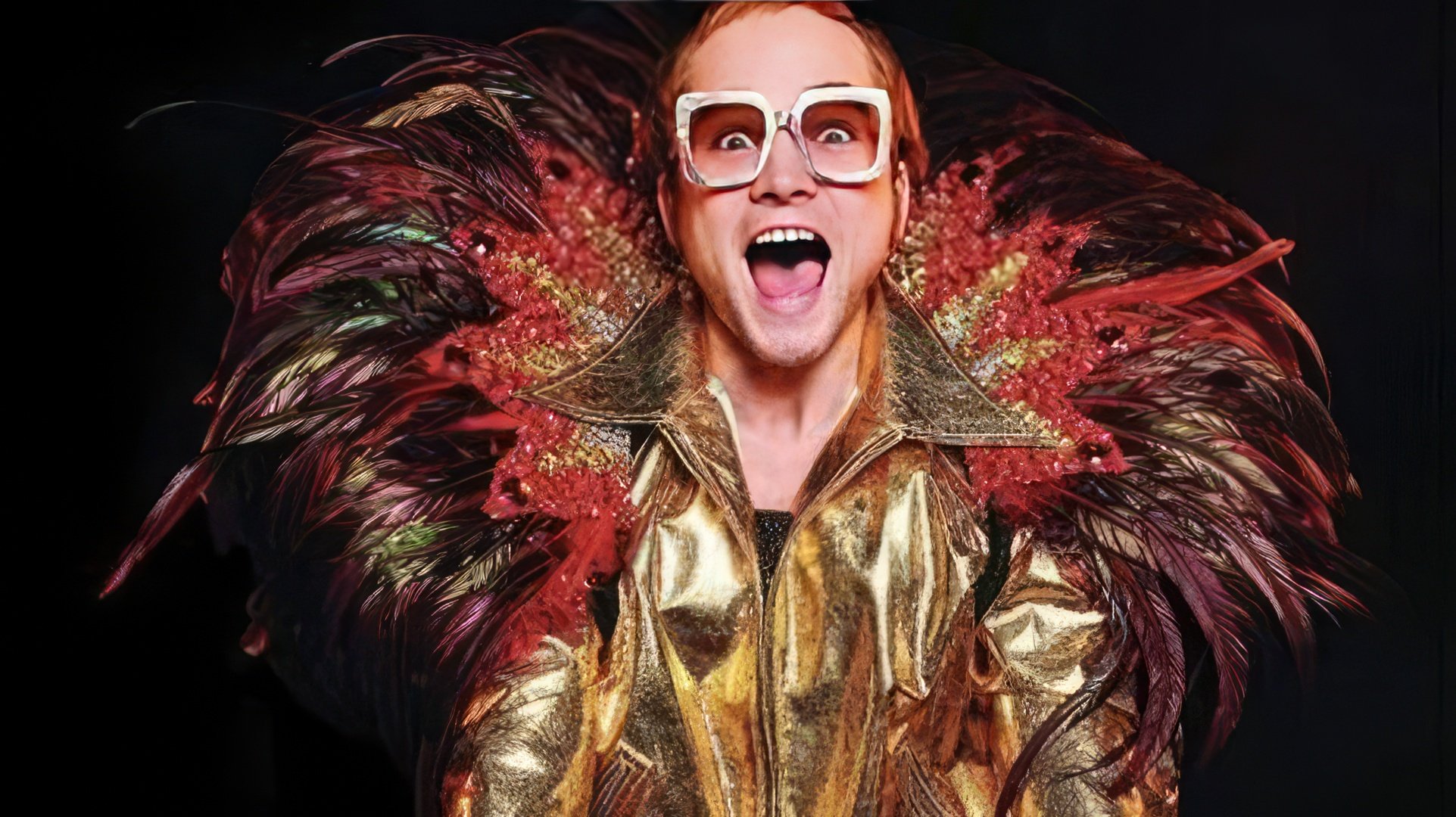 Taron Egerton jako Elton John