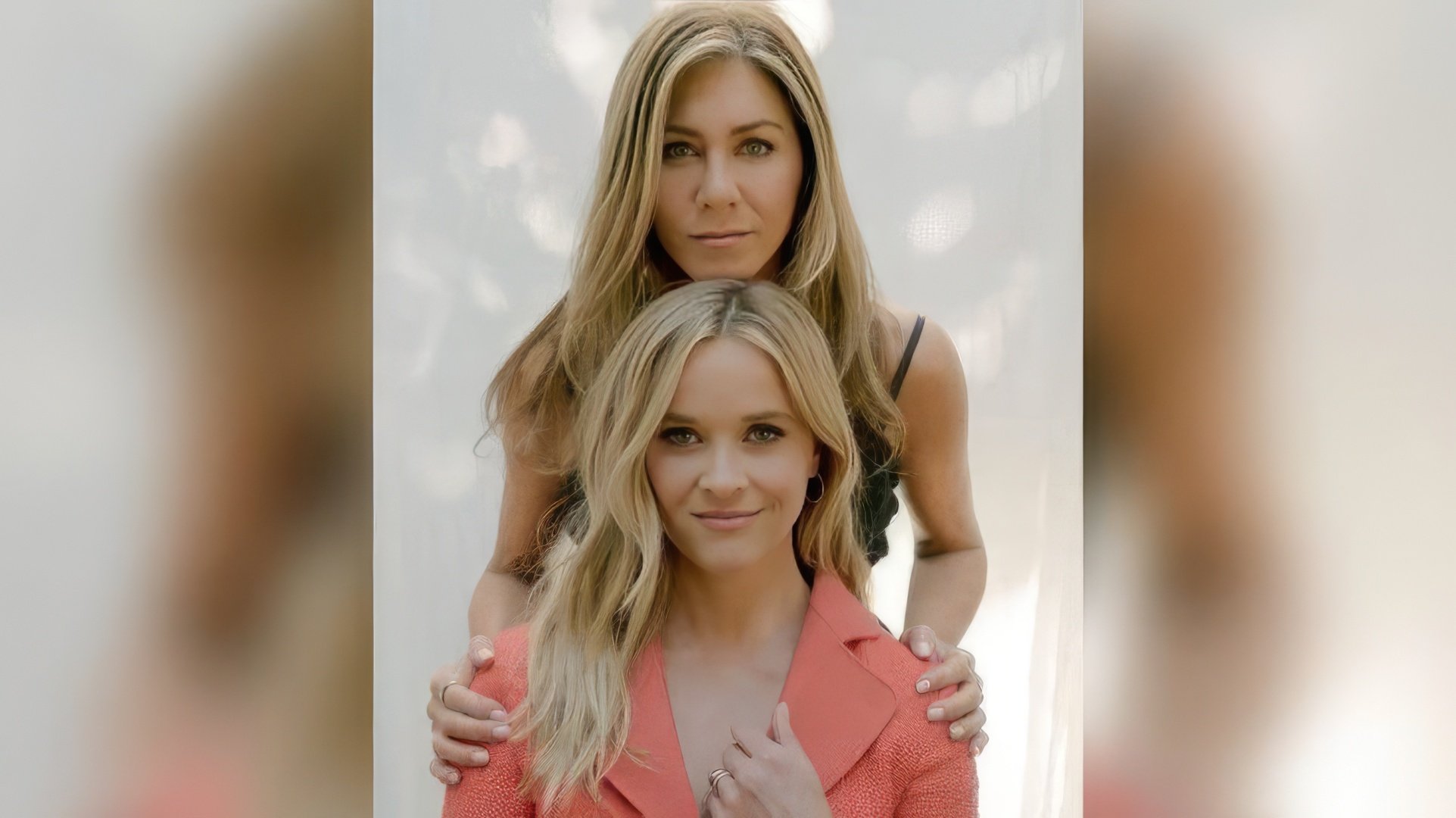 Reese Witherspoon i Jennifer Aniston na planie The Morning Show