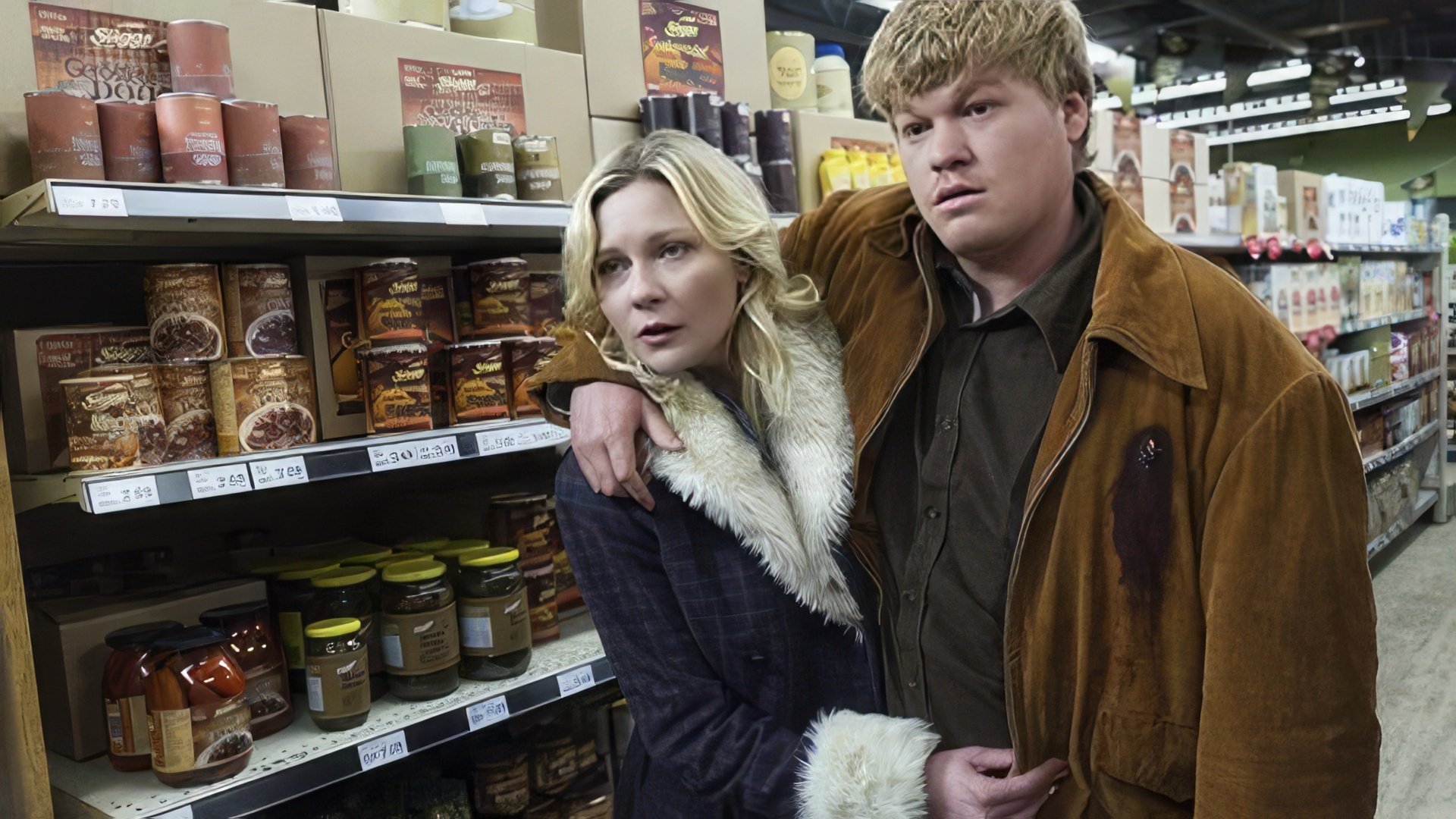 Kirsten Dunst i Jesse Plemons w serialu "Fargo"