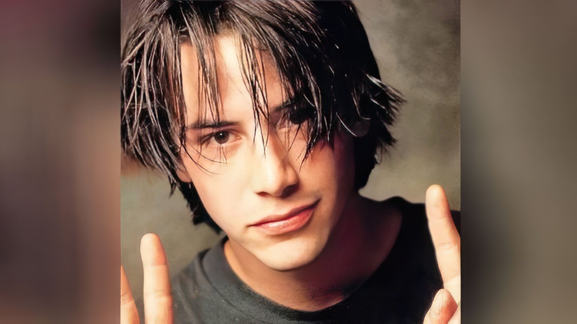 Młody Keanu Reeves
