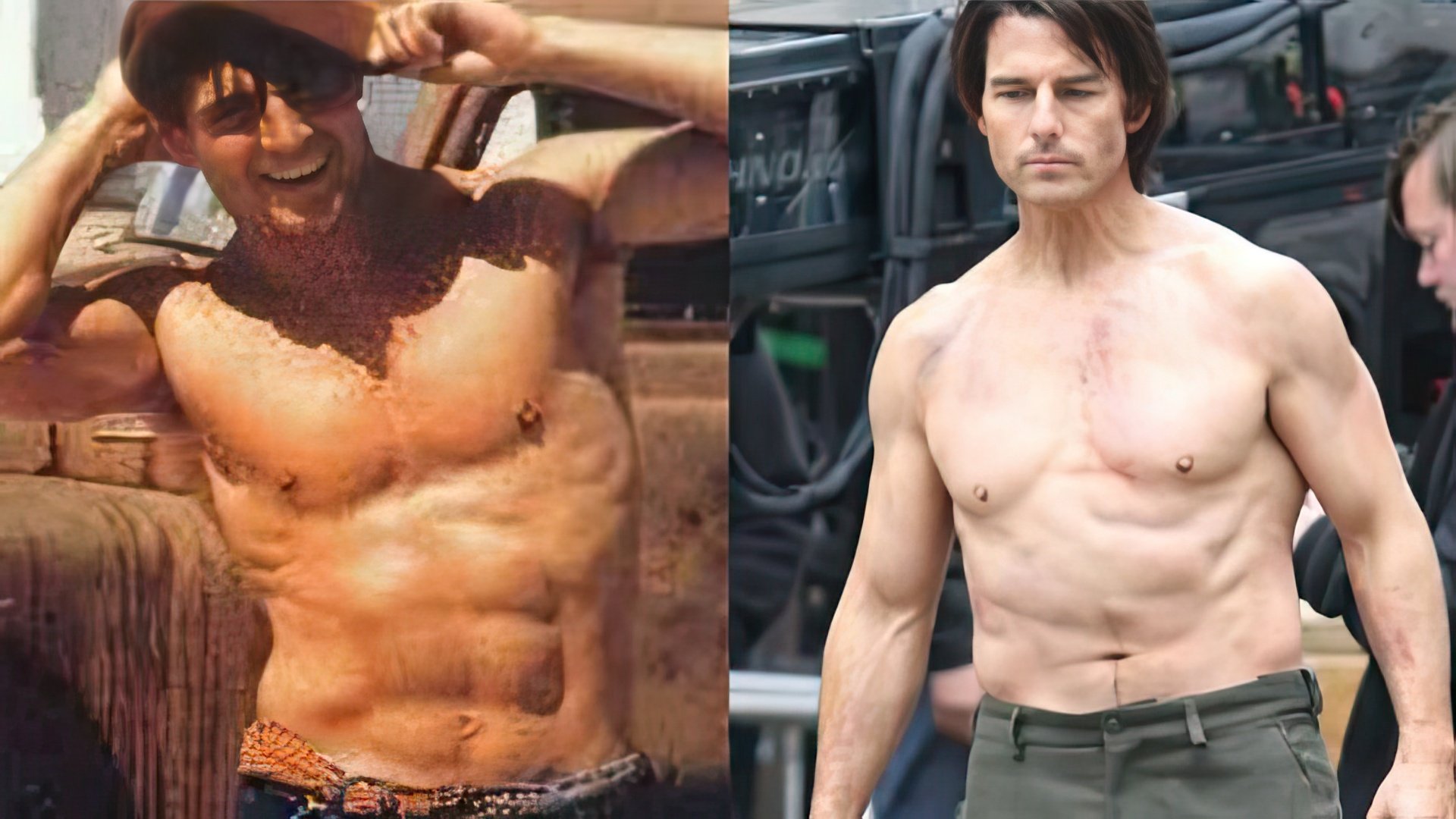Tom Cruise w młodości i teraz