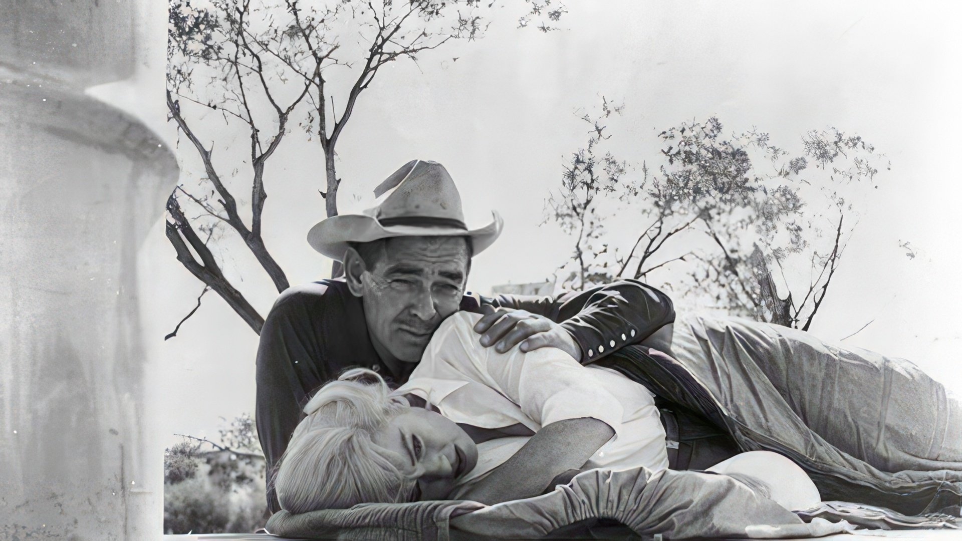 Marilyn Monroe i Clark Gable w filmie The Misfits