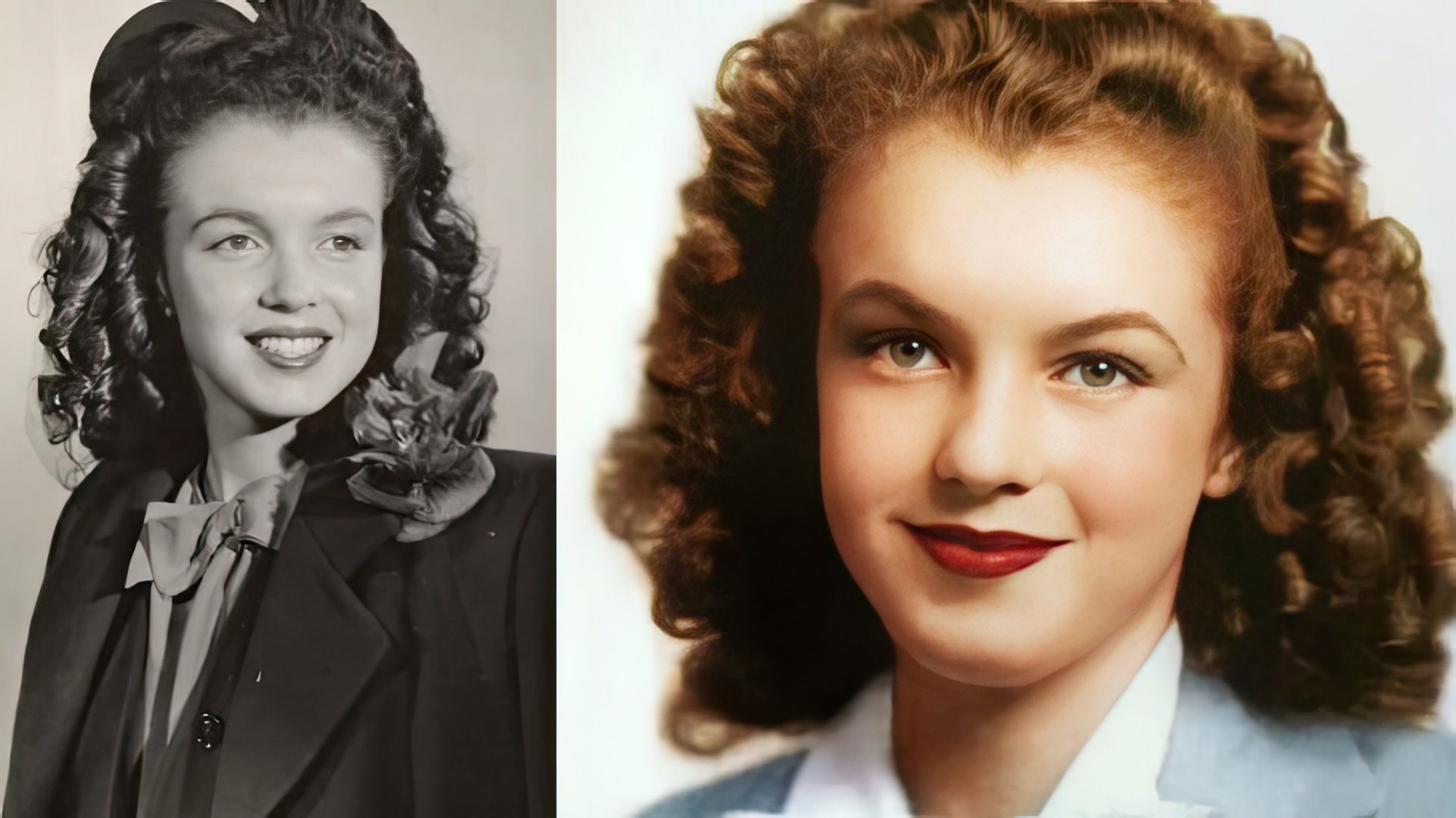 Marilyn Monroe jako nastolatka (około 1940)