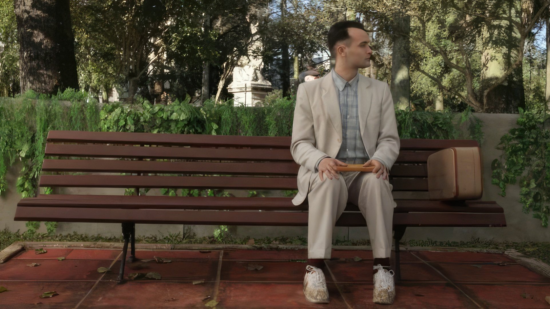 Scena z filmu Forrest Gump