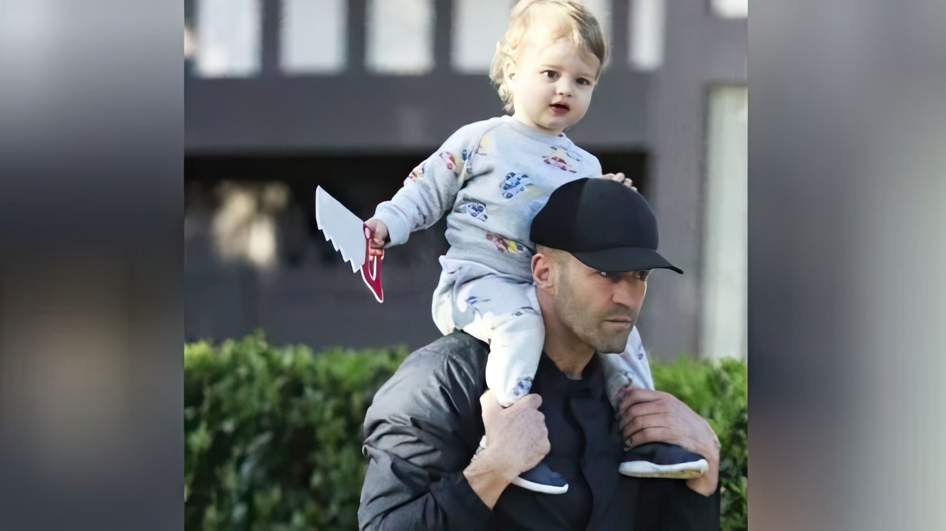 Jason Statham z synem Jackiem