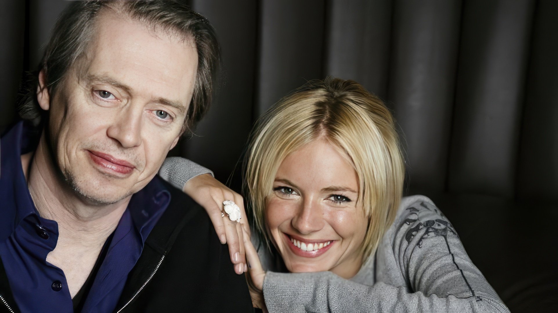 Sienna Miller i Steve Buscemi na planie 'Interview'