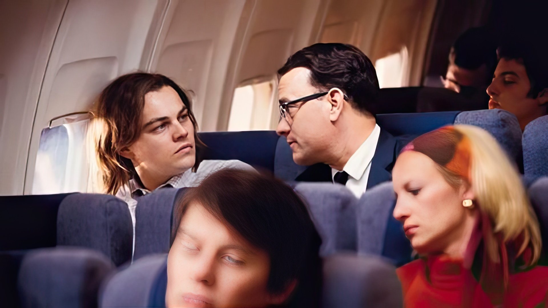 Tom Hanks i Leonardo DiCaprio w "Catch Me If You Can"