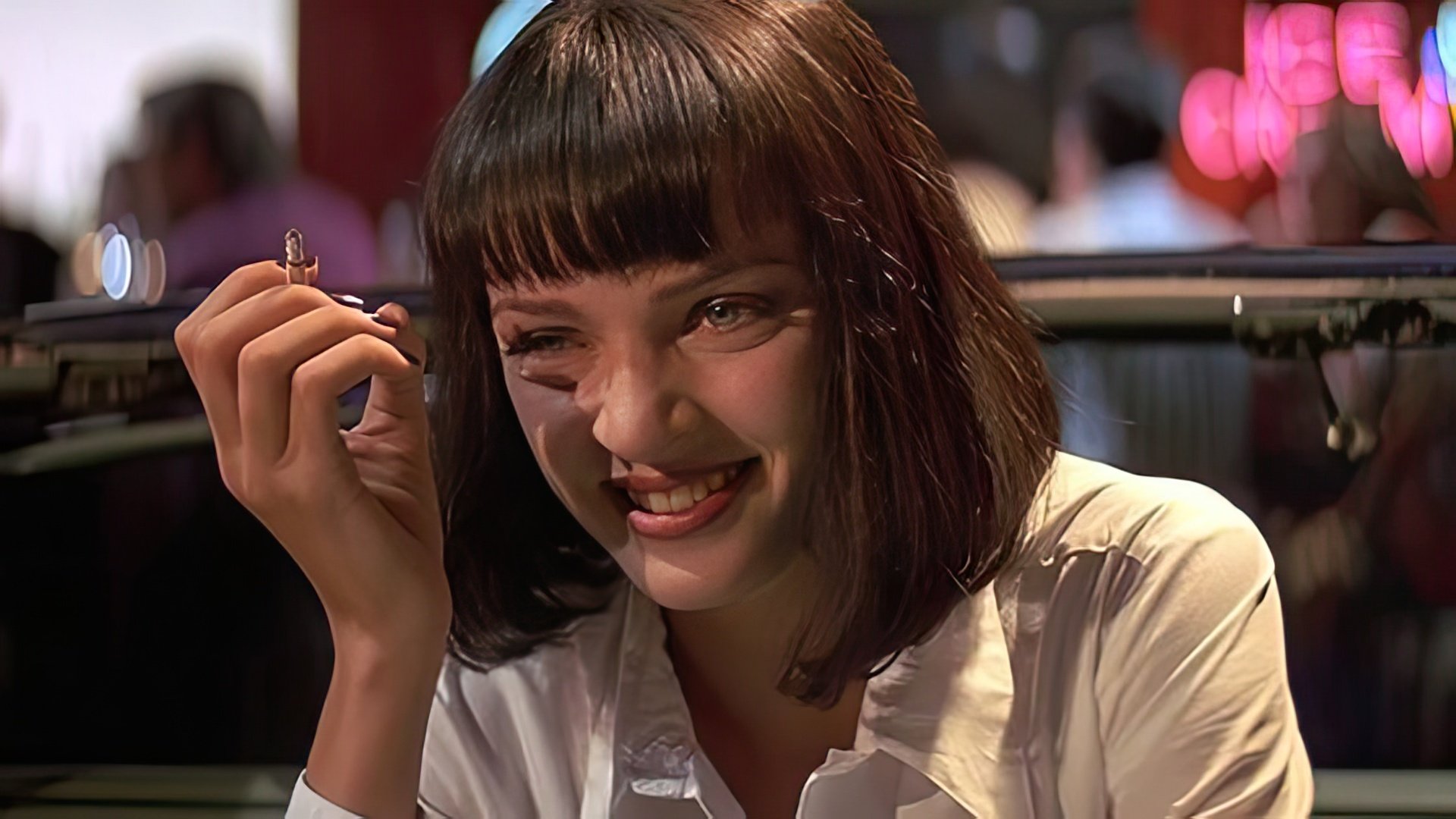 Uma Thurman w 'Pulp Fiction'