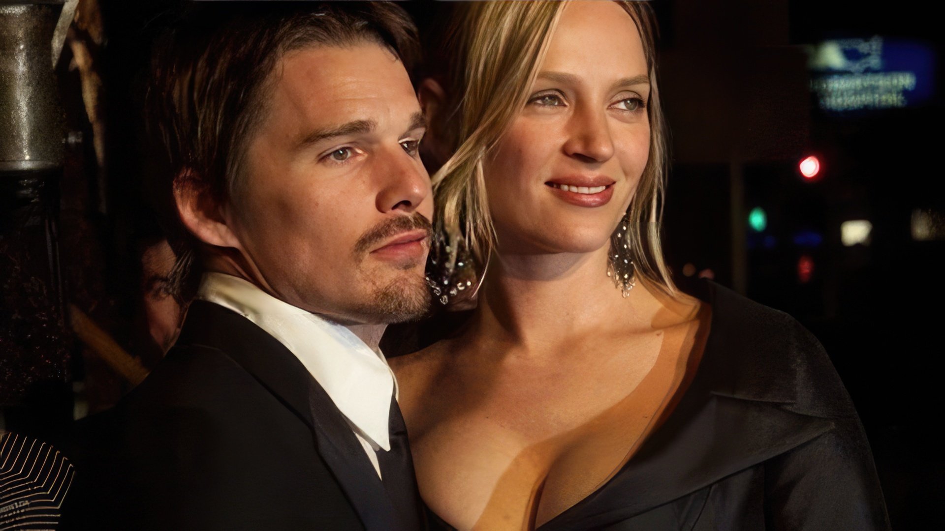 Uma Thurman z Ethanem Hawke'em