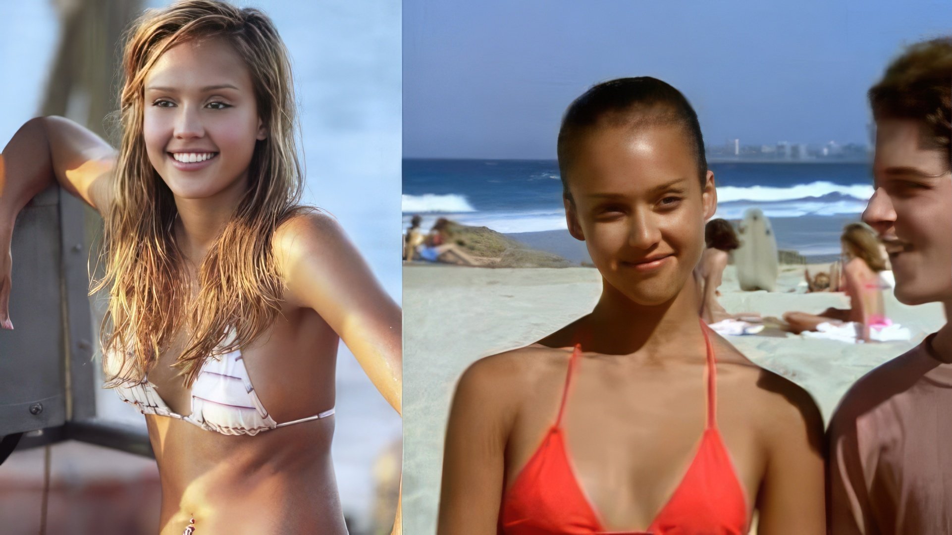 Młoda Jessica Alba w serialu telewizyjnym "Flipper"