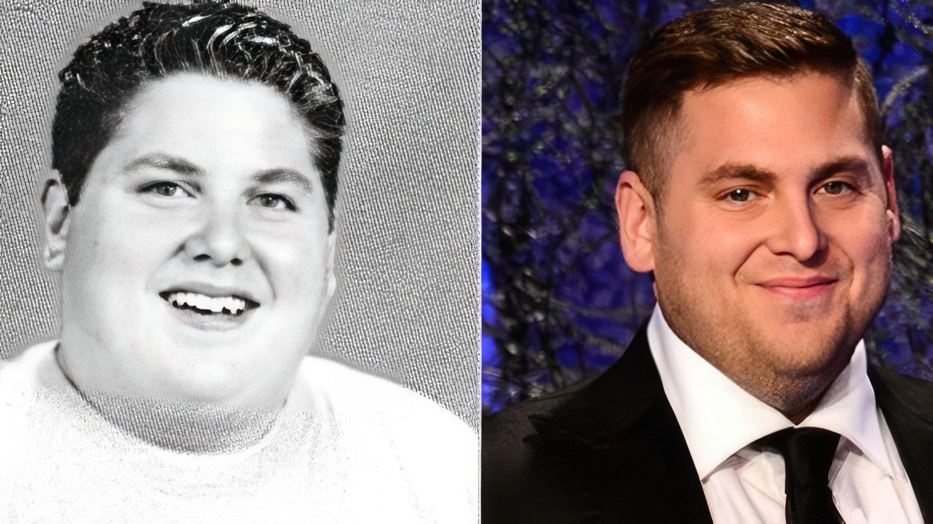 Jonah Hill w młodości i w dojrzałym wieku