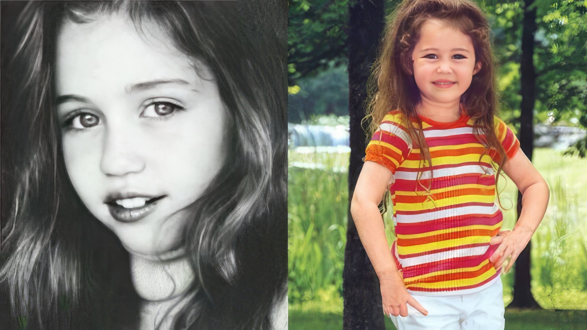 Zdjęcia Miley Cyrus z dzieciństwa