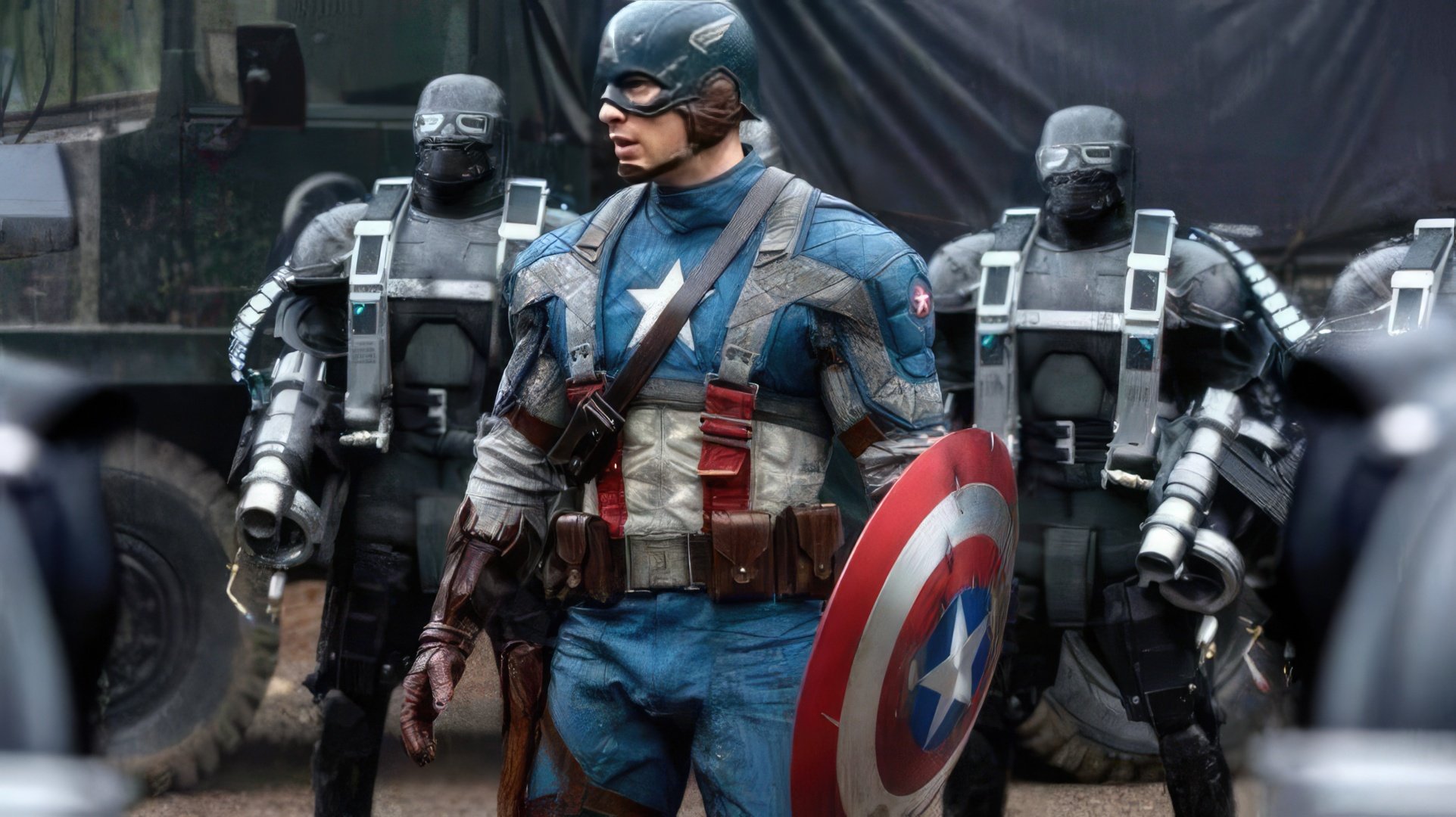 Chris Evans na planie