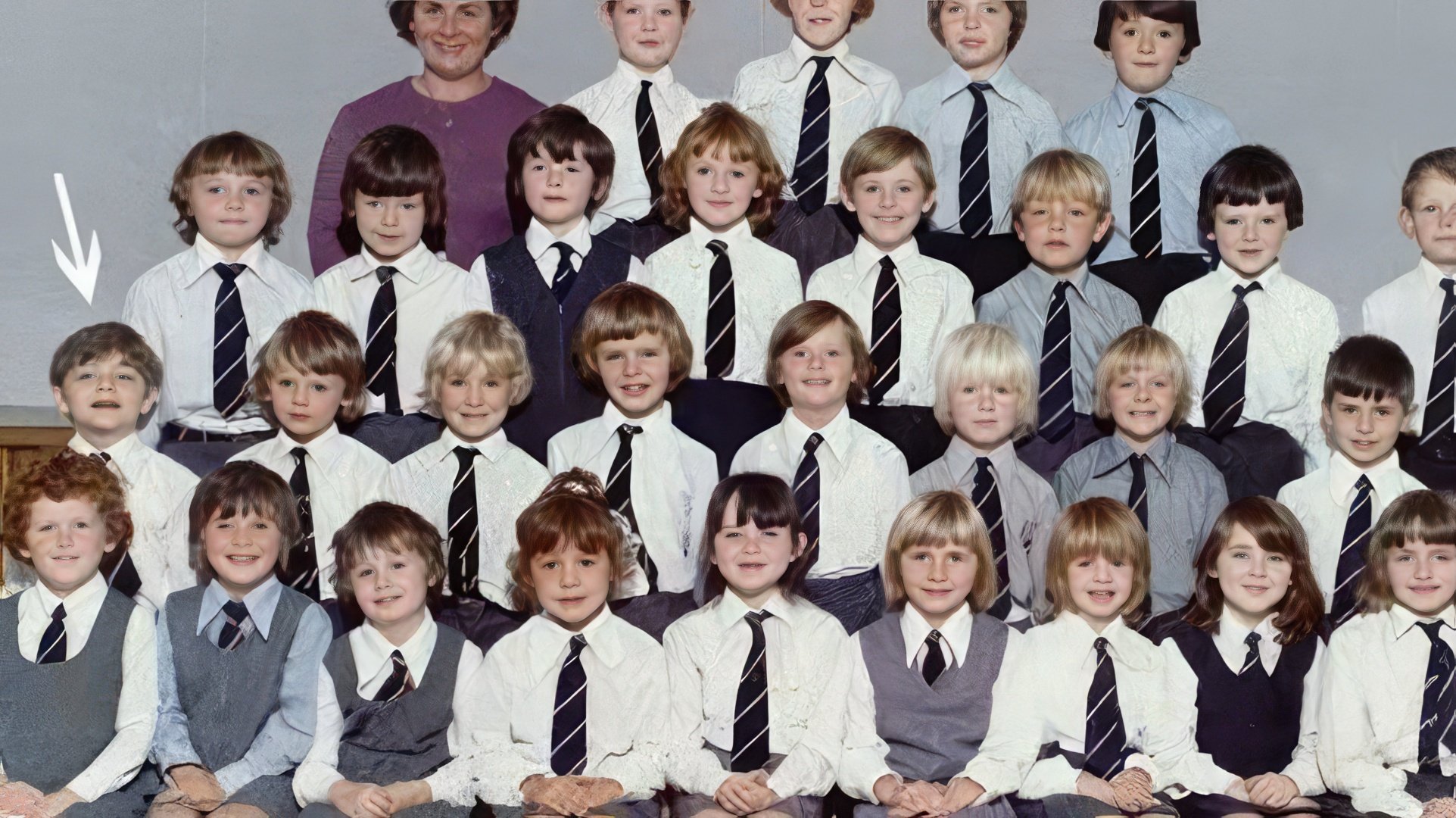 Szkolne zdjęcie Gerarda Butlera