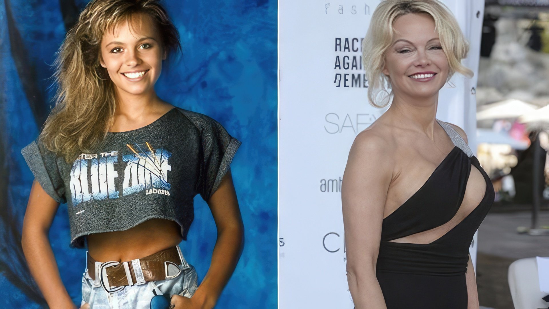 Pamela Anderson przed sławą i teraz