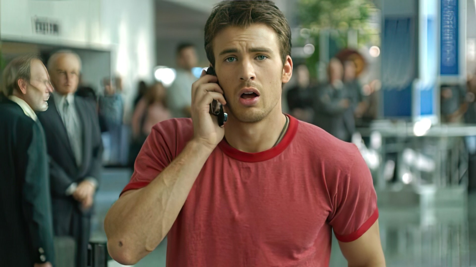 Młody Chris Evans w filmie Cellular