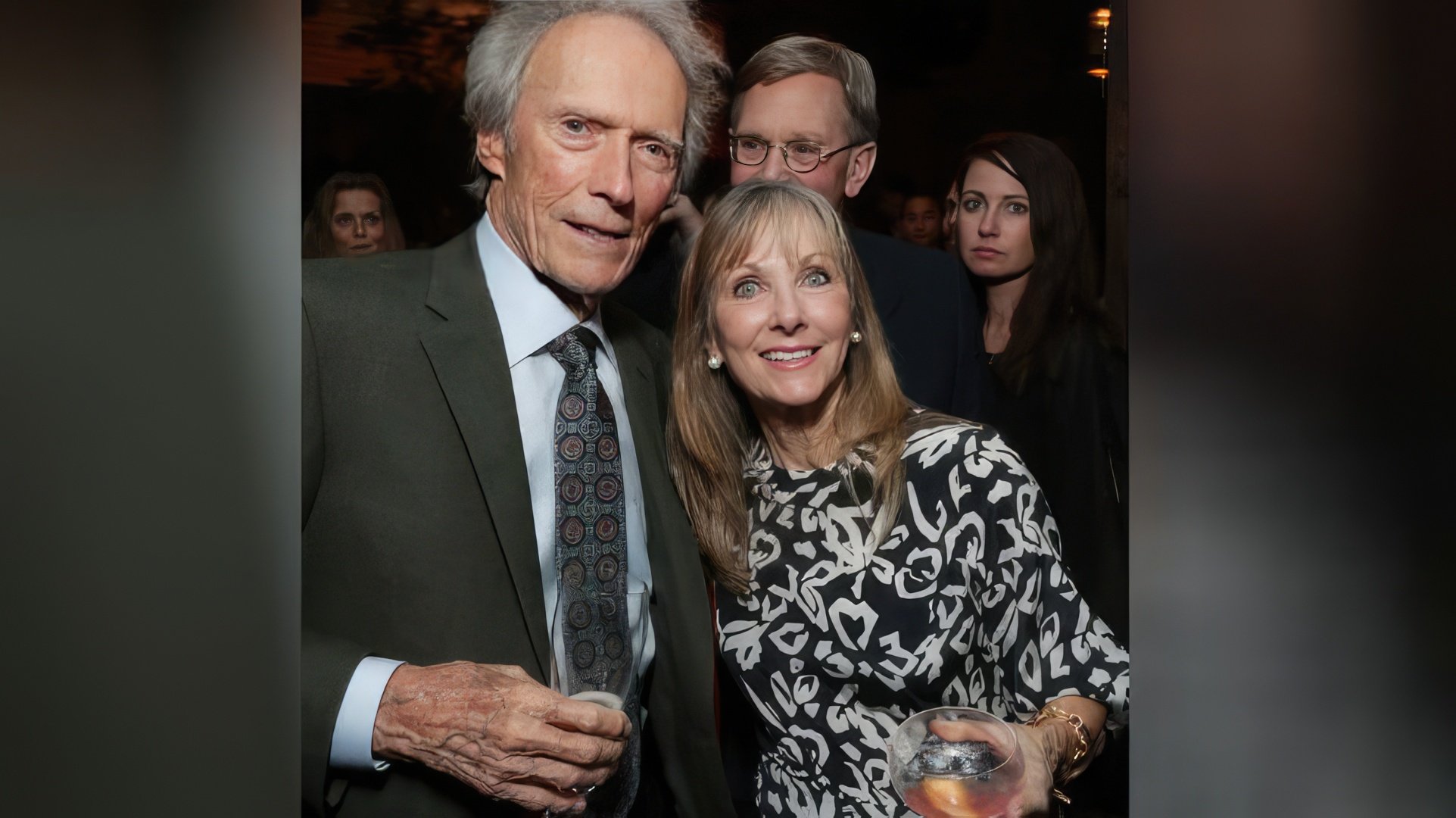 Clint Eastwood i jego najstarsza córka Laurie