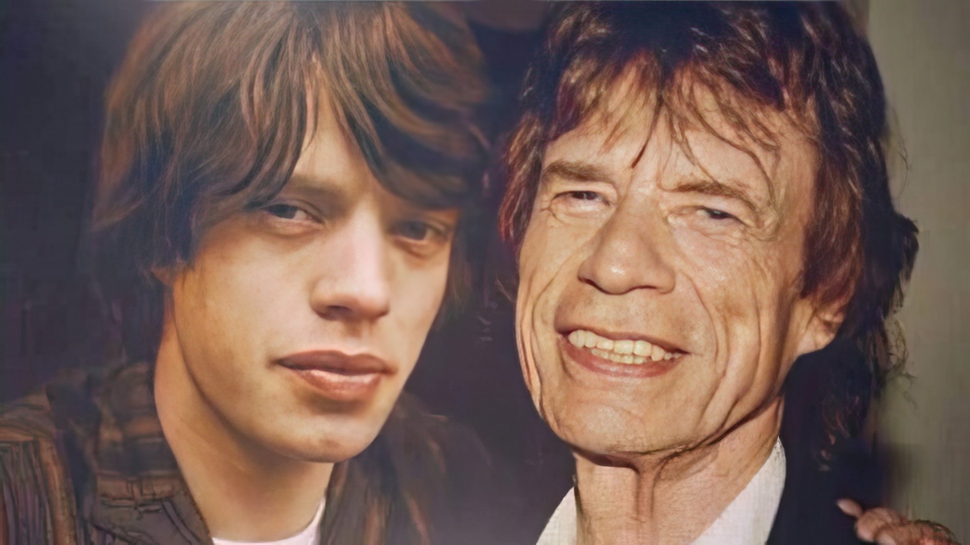 Mick Jagger w młodości i teraz