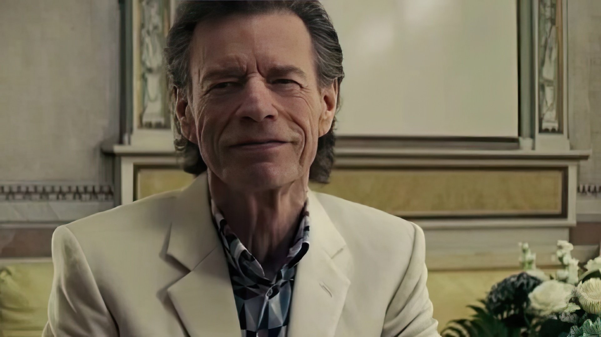 Mick Jagger w filmie "The Burnt Orange Heresy"