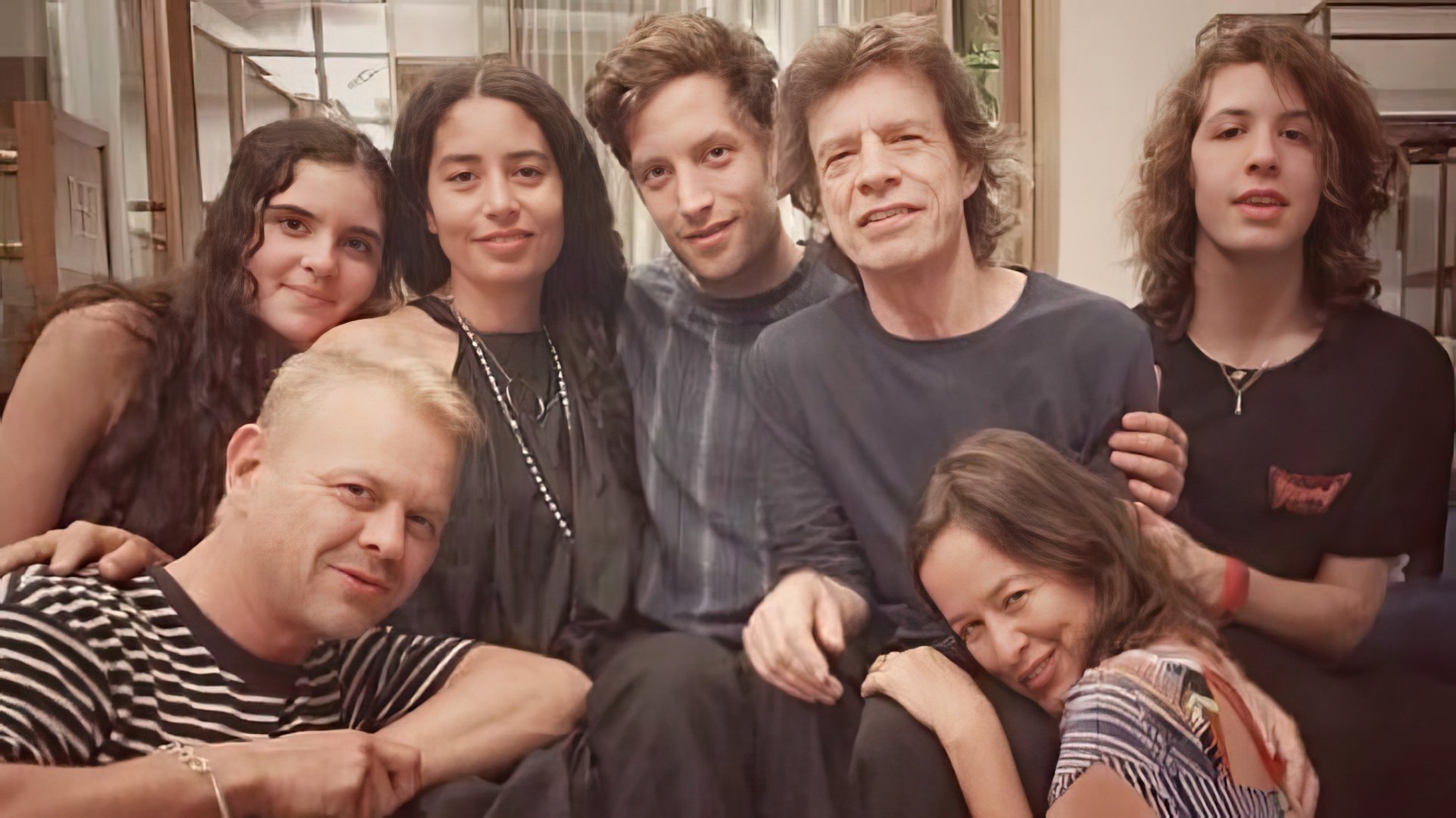 Mick Jagger z dziećmi