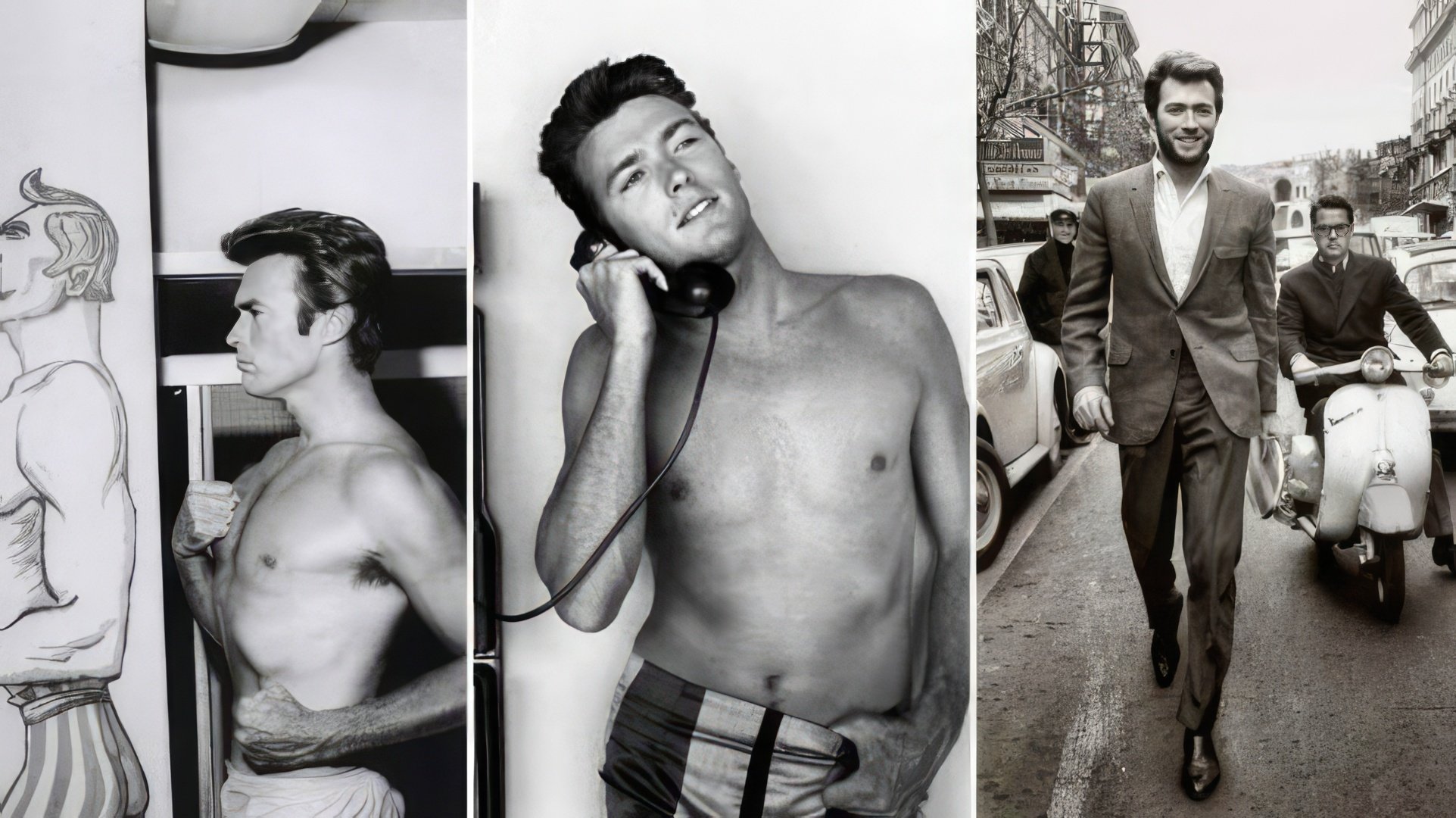 Młody Clint Eastwood