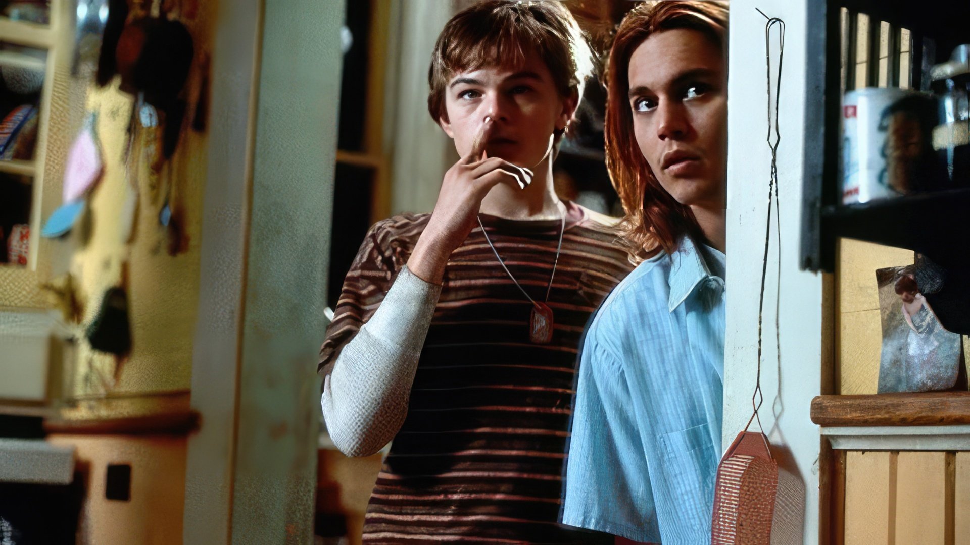 Leonardo DiCaprio i Johnny Depp w dramacie "What's Eating Gilbert Grape"