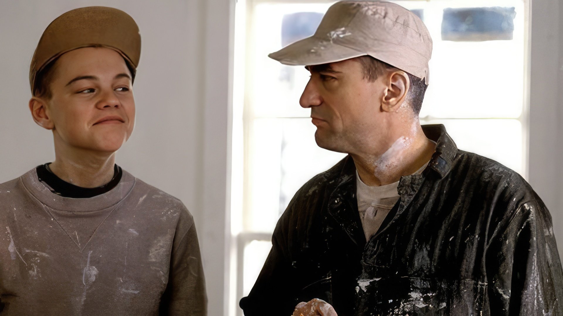 Leonardo DiCaprio i Robert De Niro w filmie "This Boy's Life"