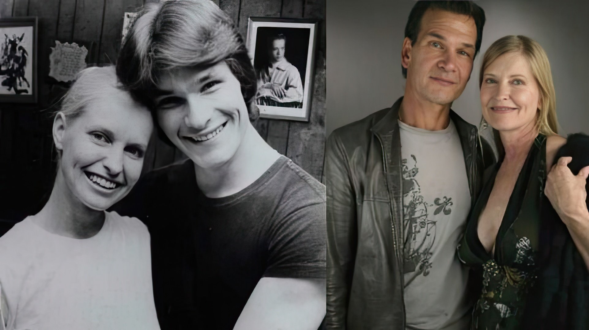 Patrick Swayze z żoną