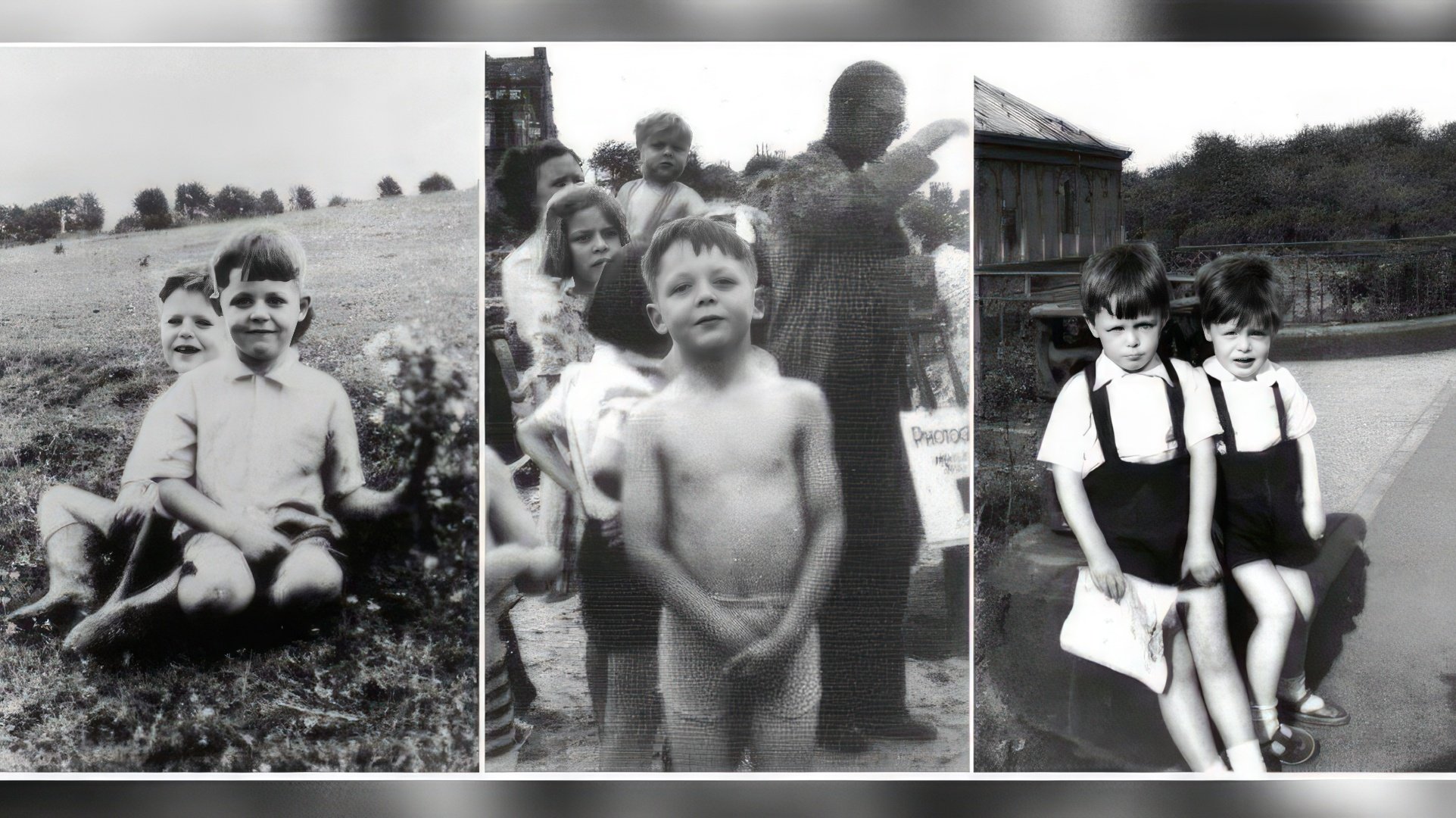 Paul McCartney jako dziecko (na zdjęciu z młodszym bratem)