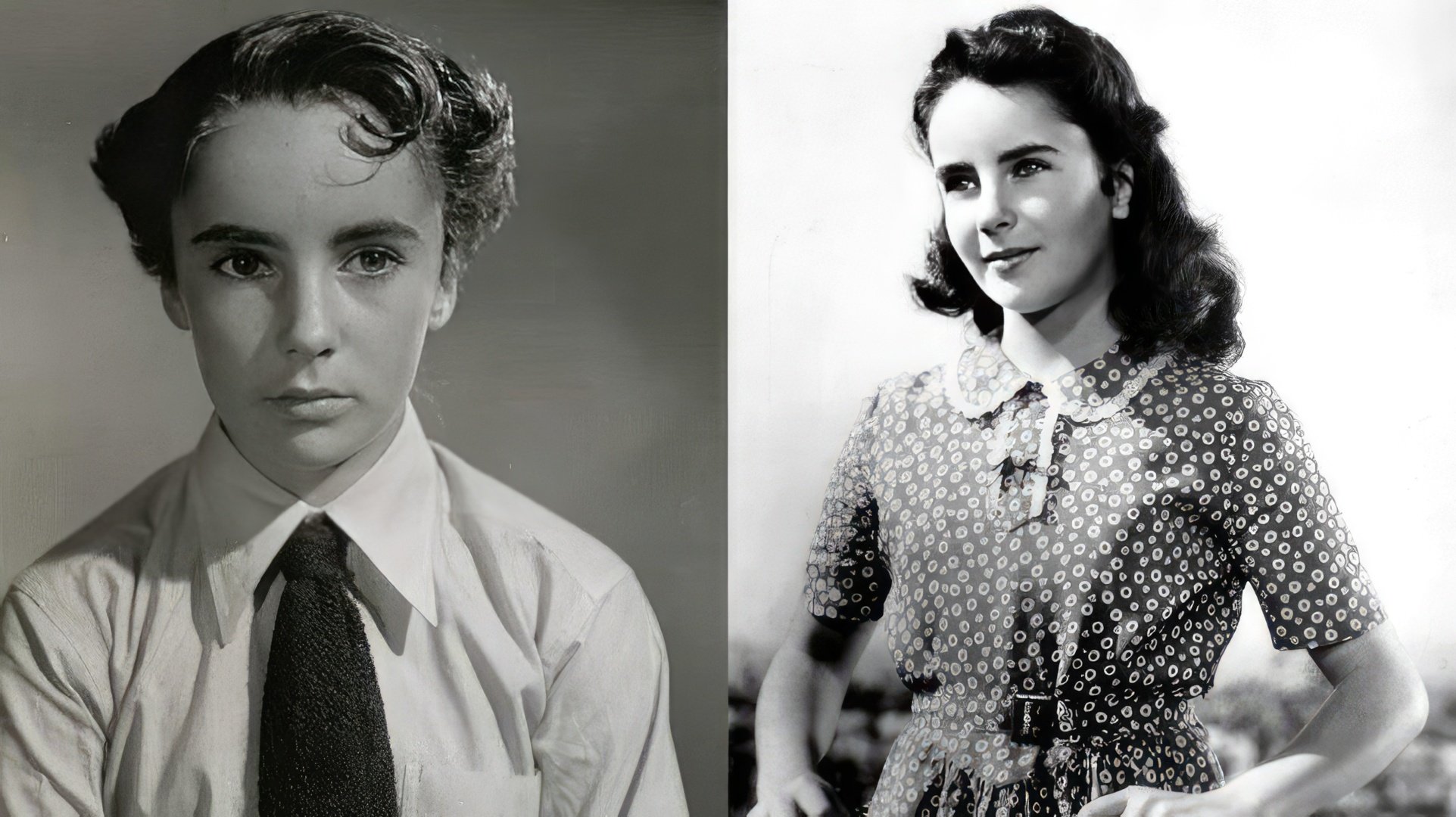 12-letnia Elizabeth na planie filmu 'National Velvet'