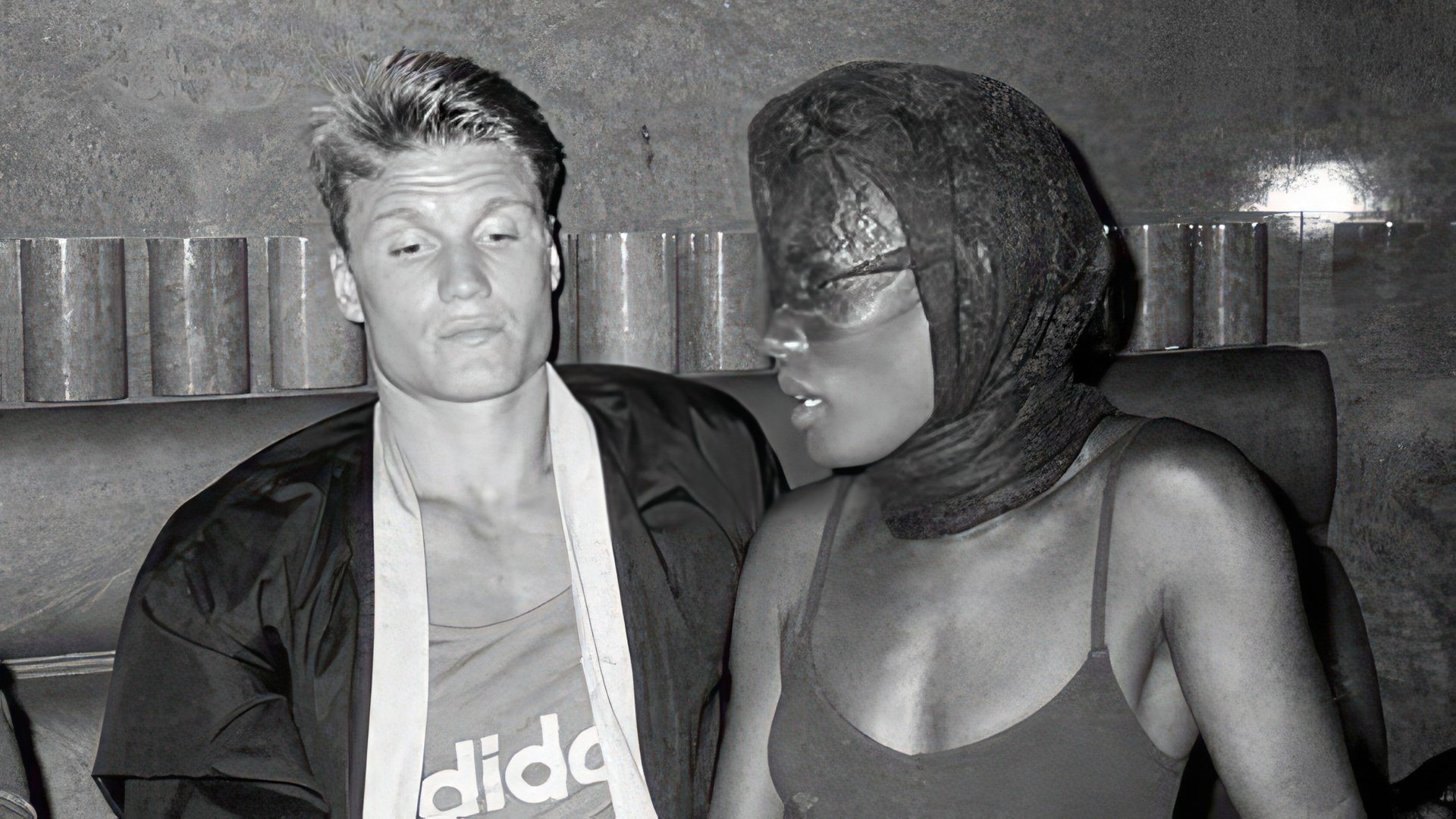 Dolph Lundgren i Grace Jones