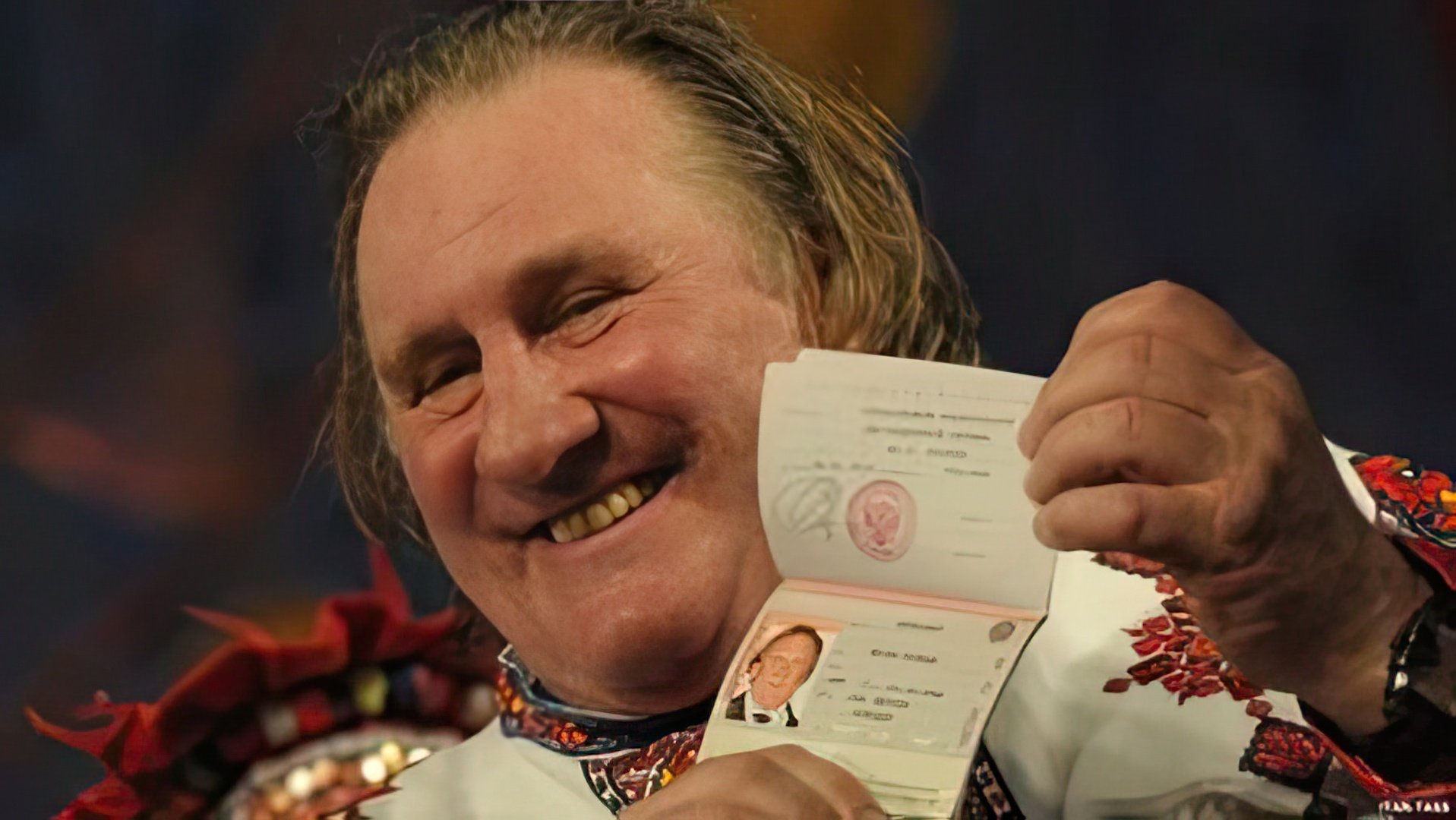 Gérard Depardieu otrzymał rosyjskie obywatelstwo