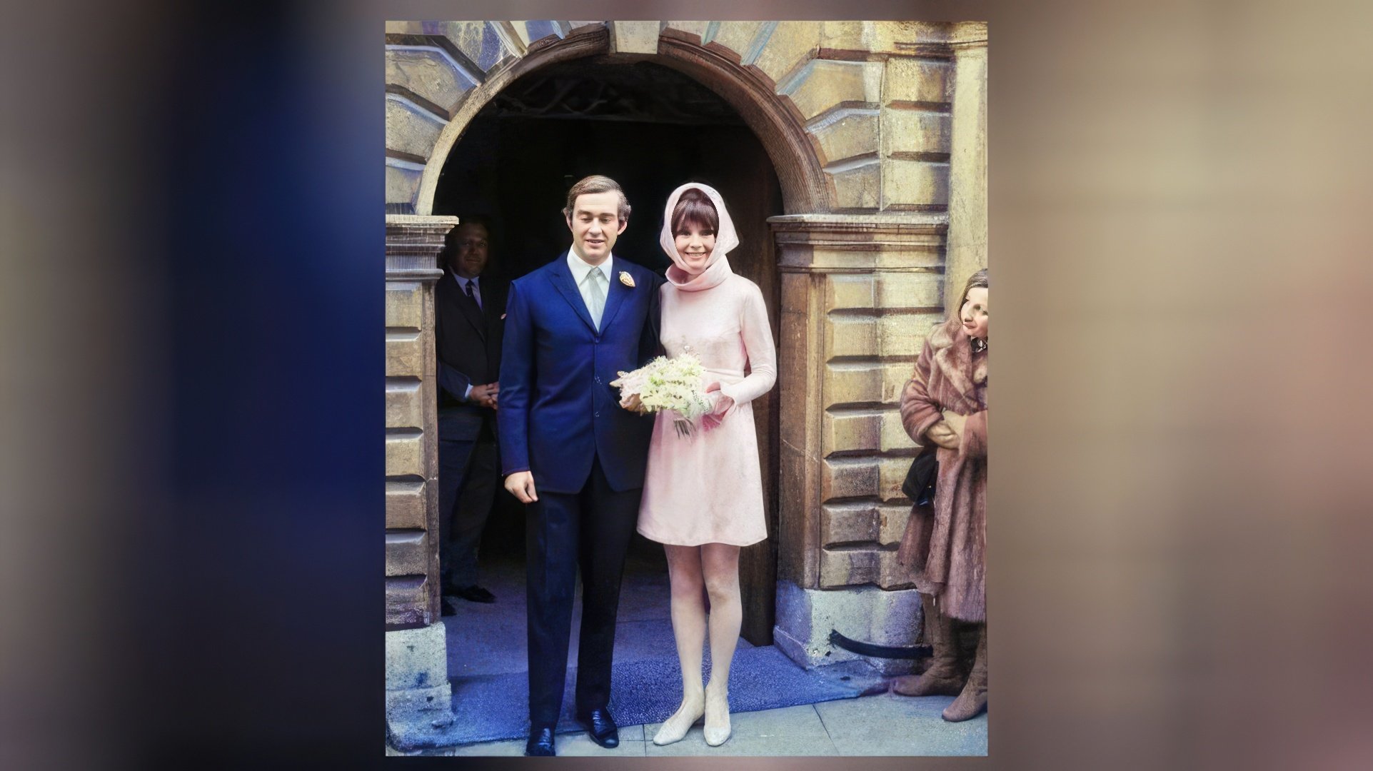 The wedding of Audrey Hepburn and Andrea Dotti