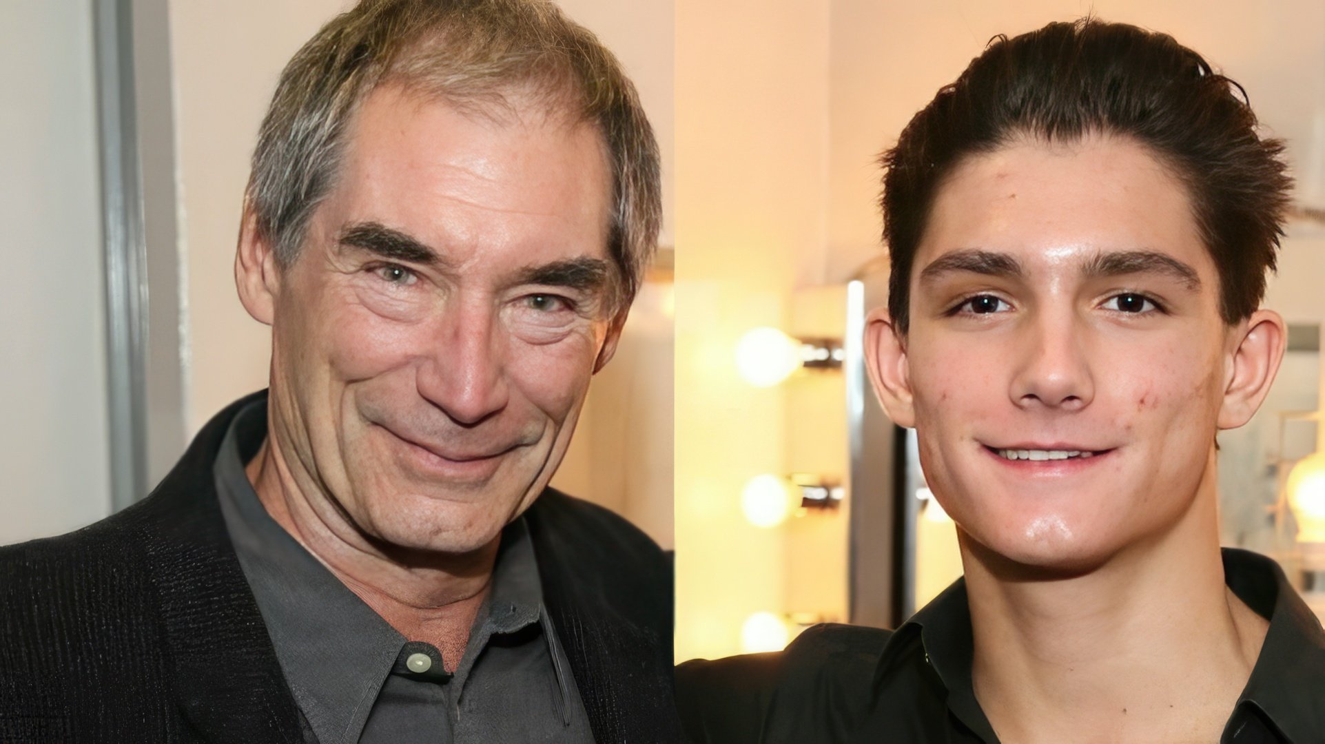 Timothy Dalton i jego syn Alexander