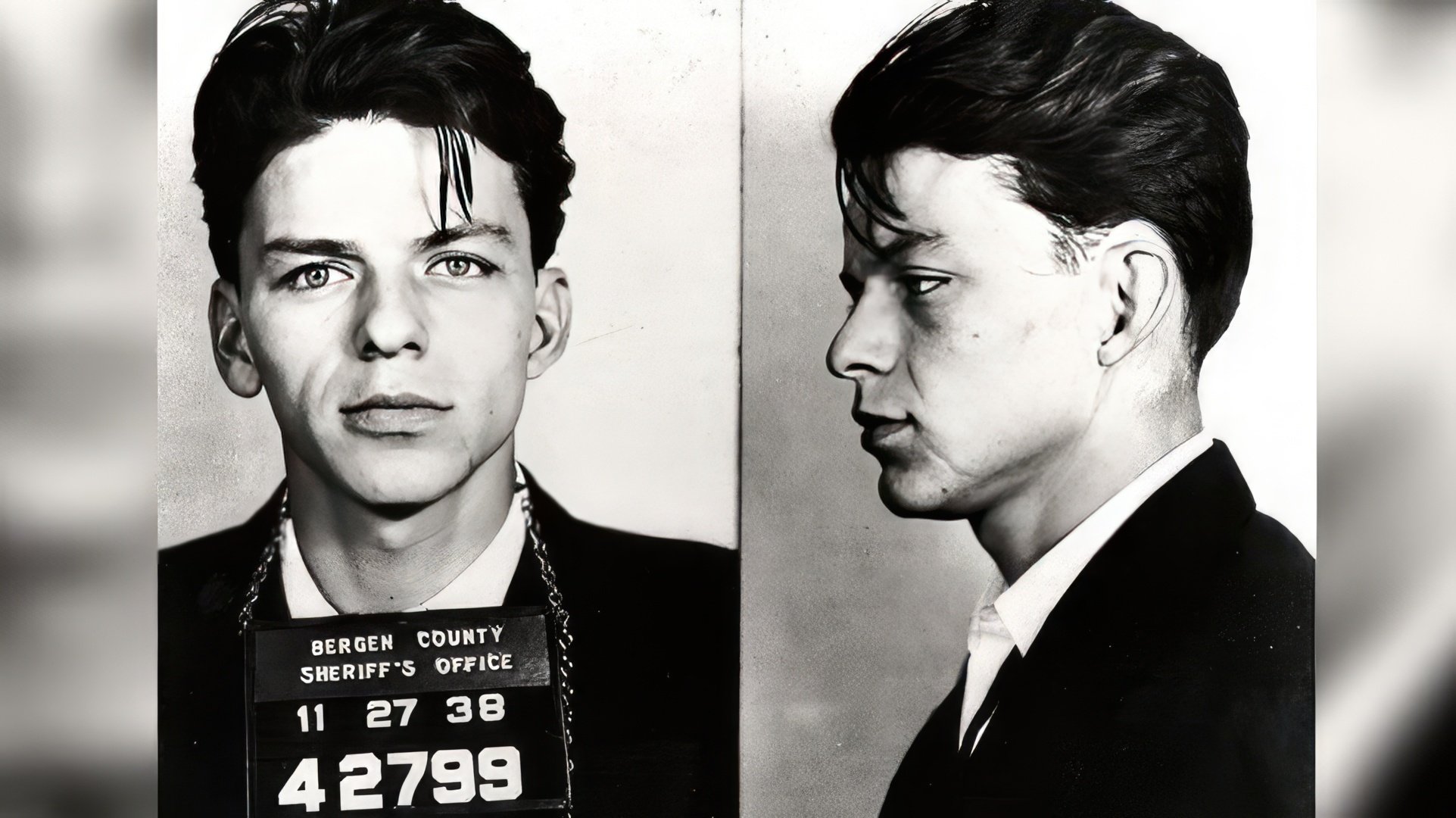 Frank Sinatra aresztowany za romans z zamężną kobietą (1938)