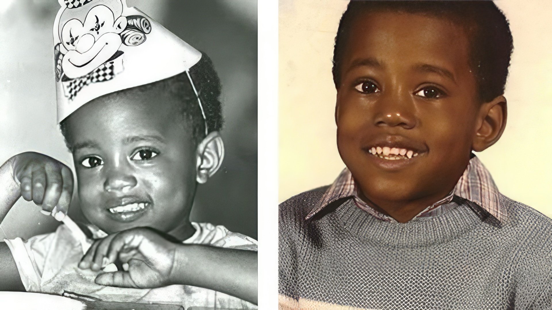 Kanye West jako dziecko
