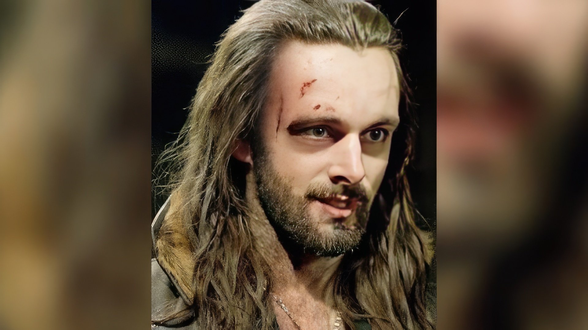 Michael Sheen na planie 'Underworld'