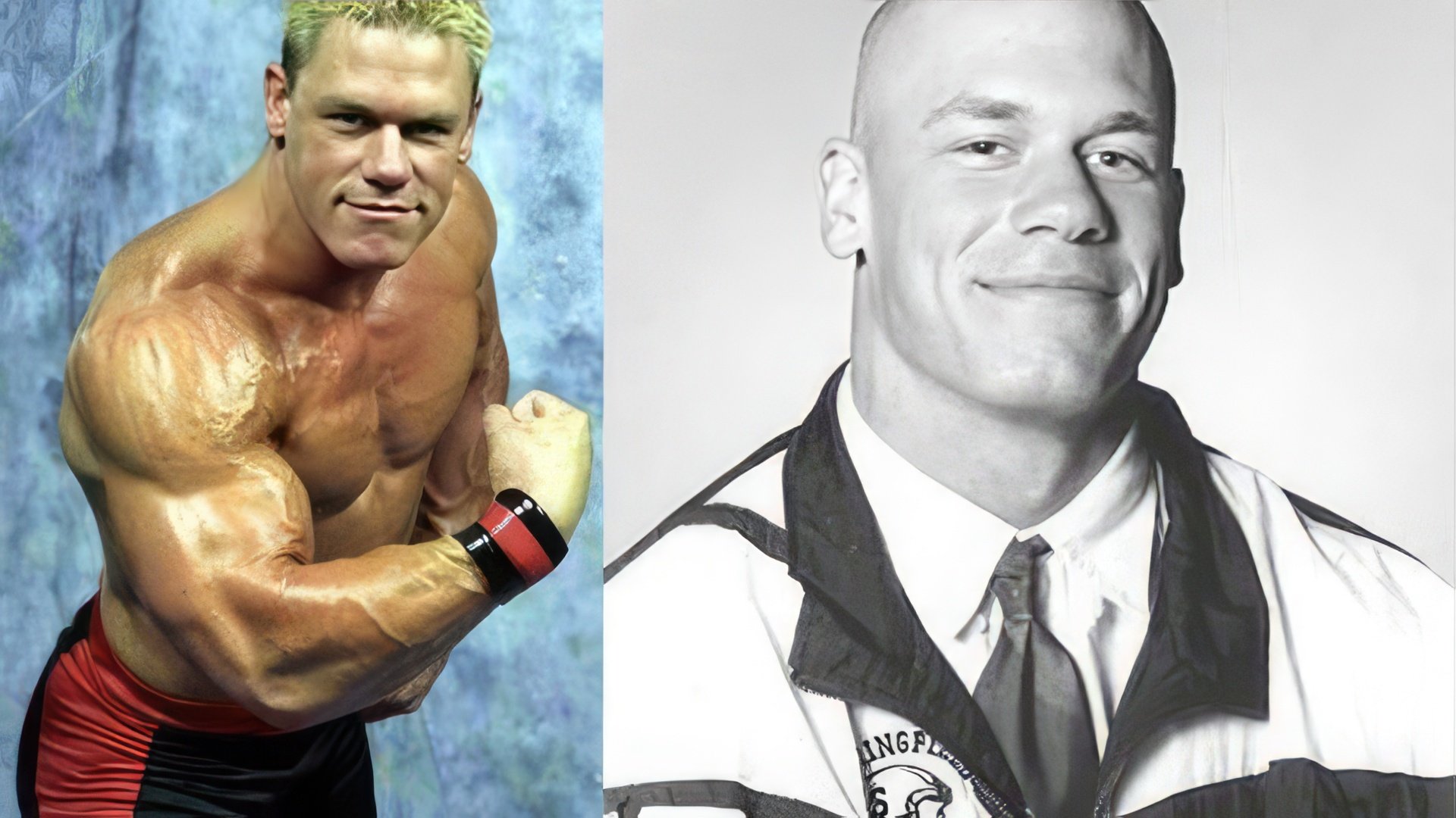 John Cena jako młody mężczyzna