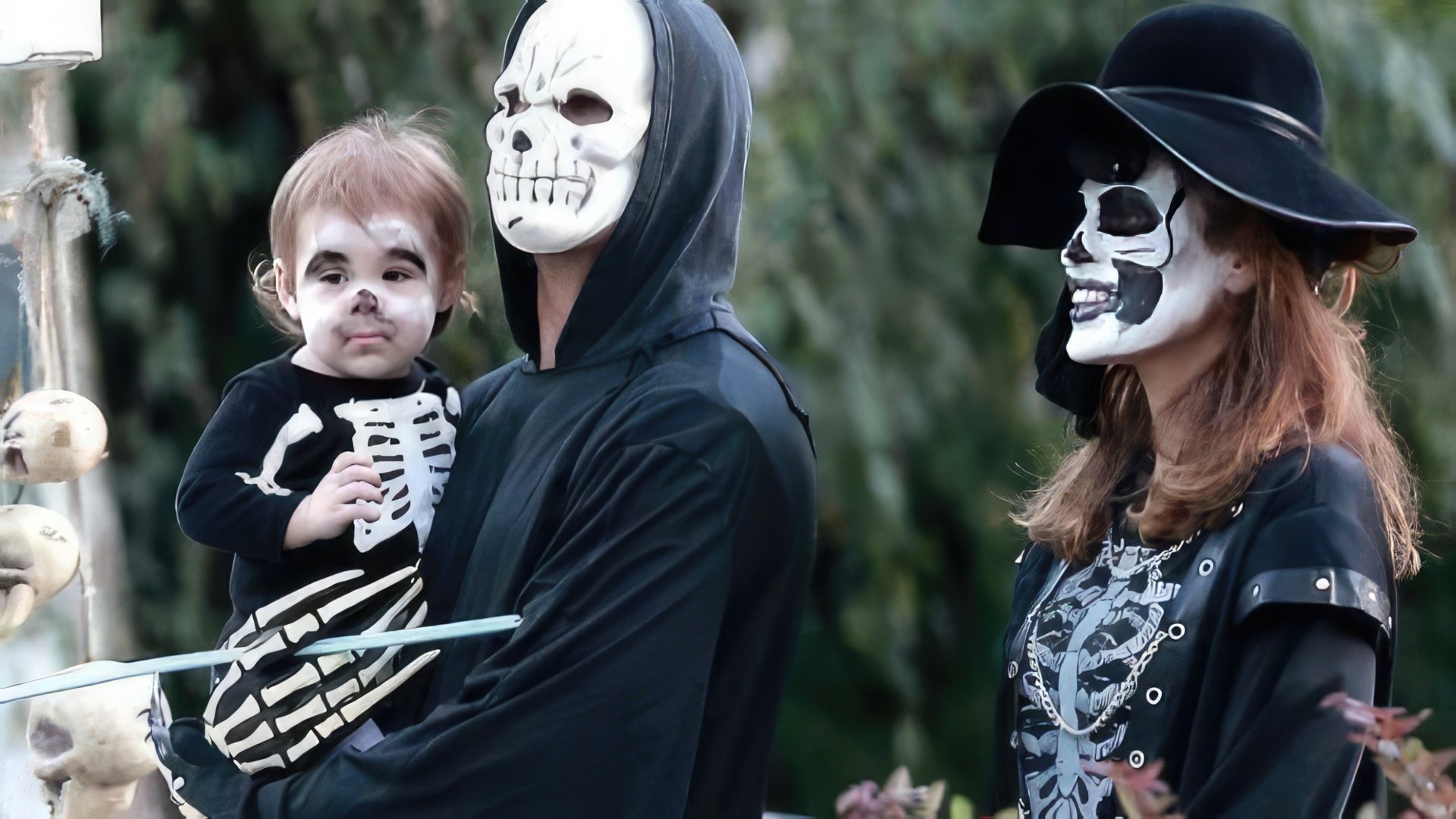 Rodzina Goslingów świętuje Halloween